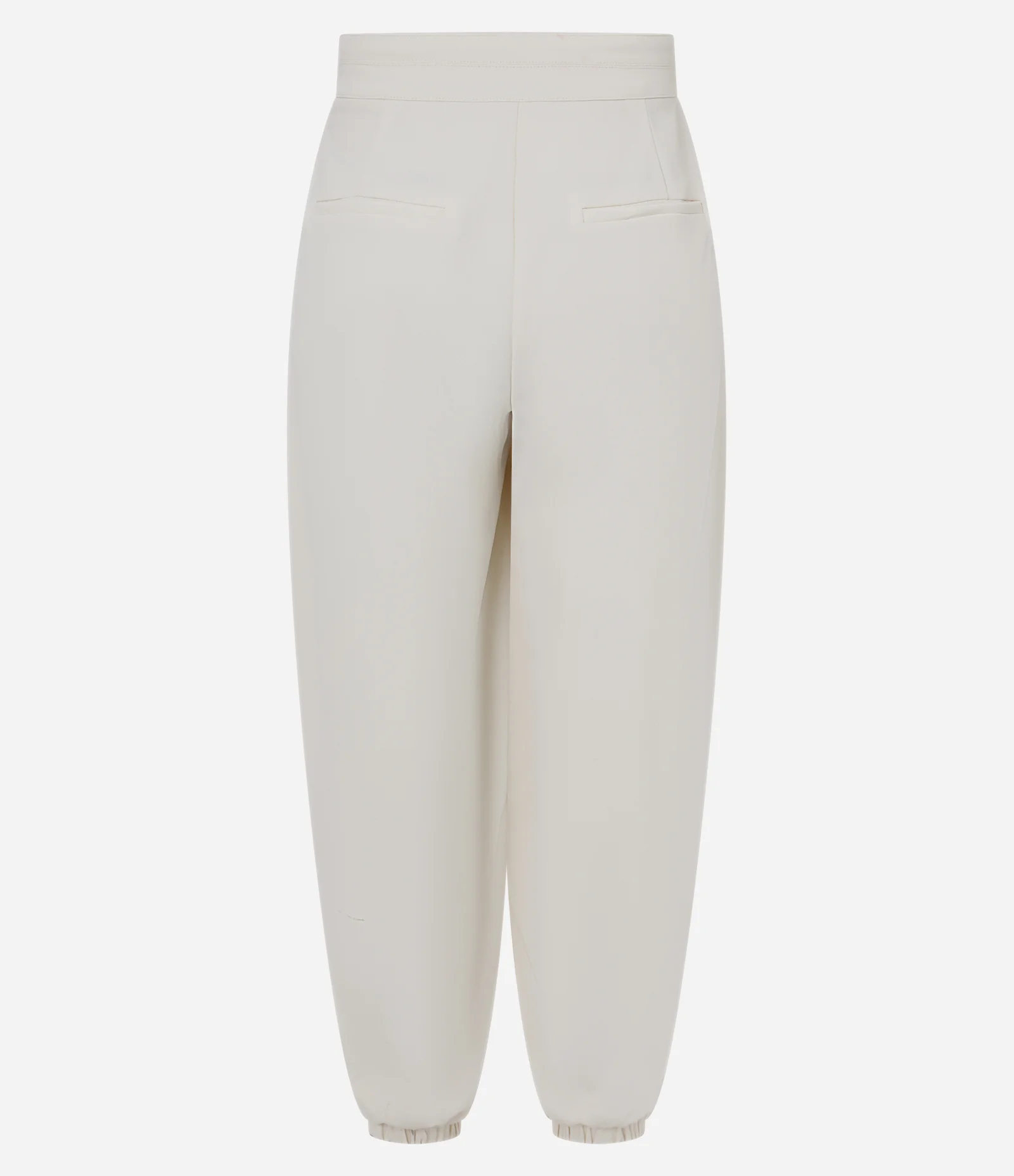 Calça Aladim Ballon em Crepe com Pregas Frontais Off White 7