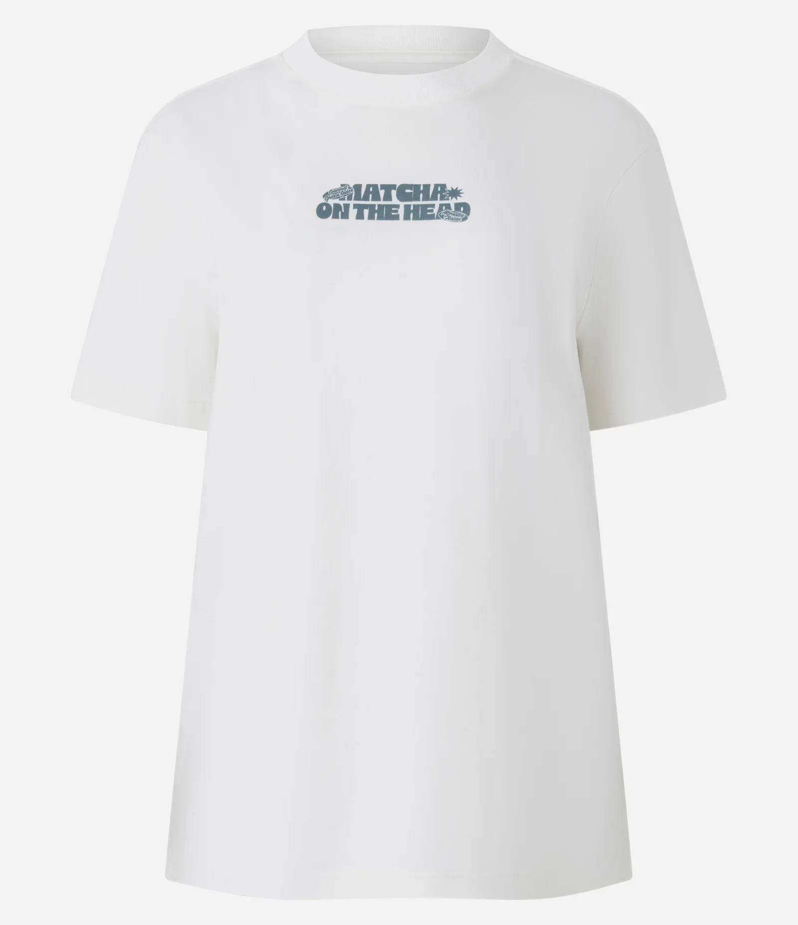 Camiseta T-shirt com Estampa Matcha Branco 1