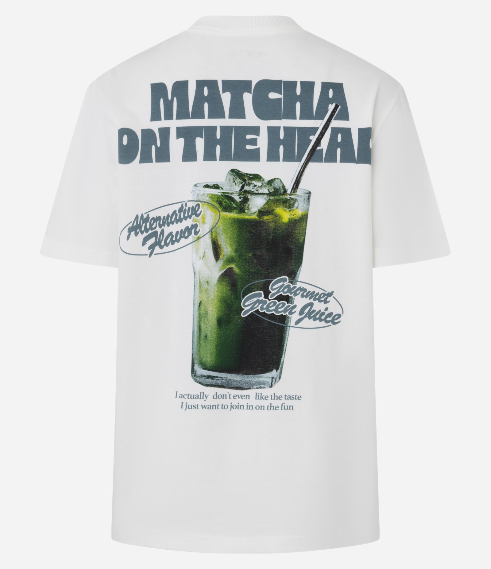 Camiseta T-shirt com Estampa Matcha Branco 2