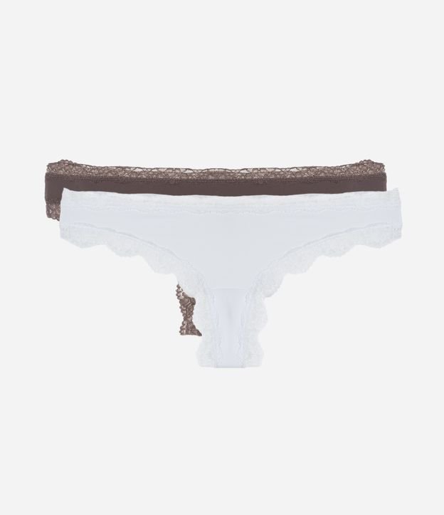 Cor: Marrom/Branco | Tamanho: G