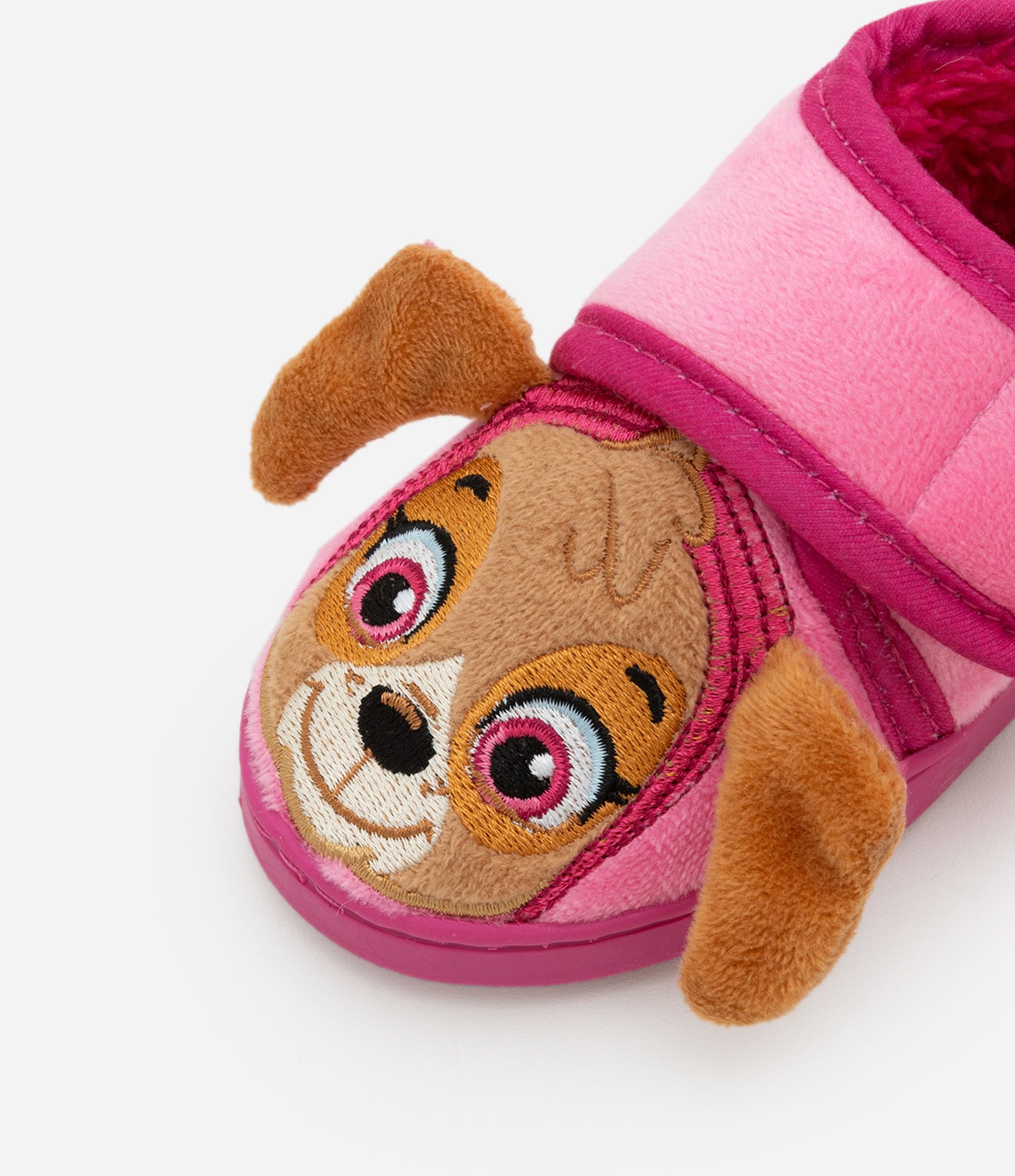 Pantufa Infantil em Fleece com Estampa Skye Patrulha Canina – Tam 21/22 a 27/28 Rosa 4