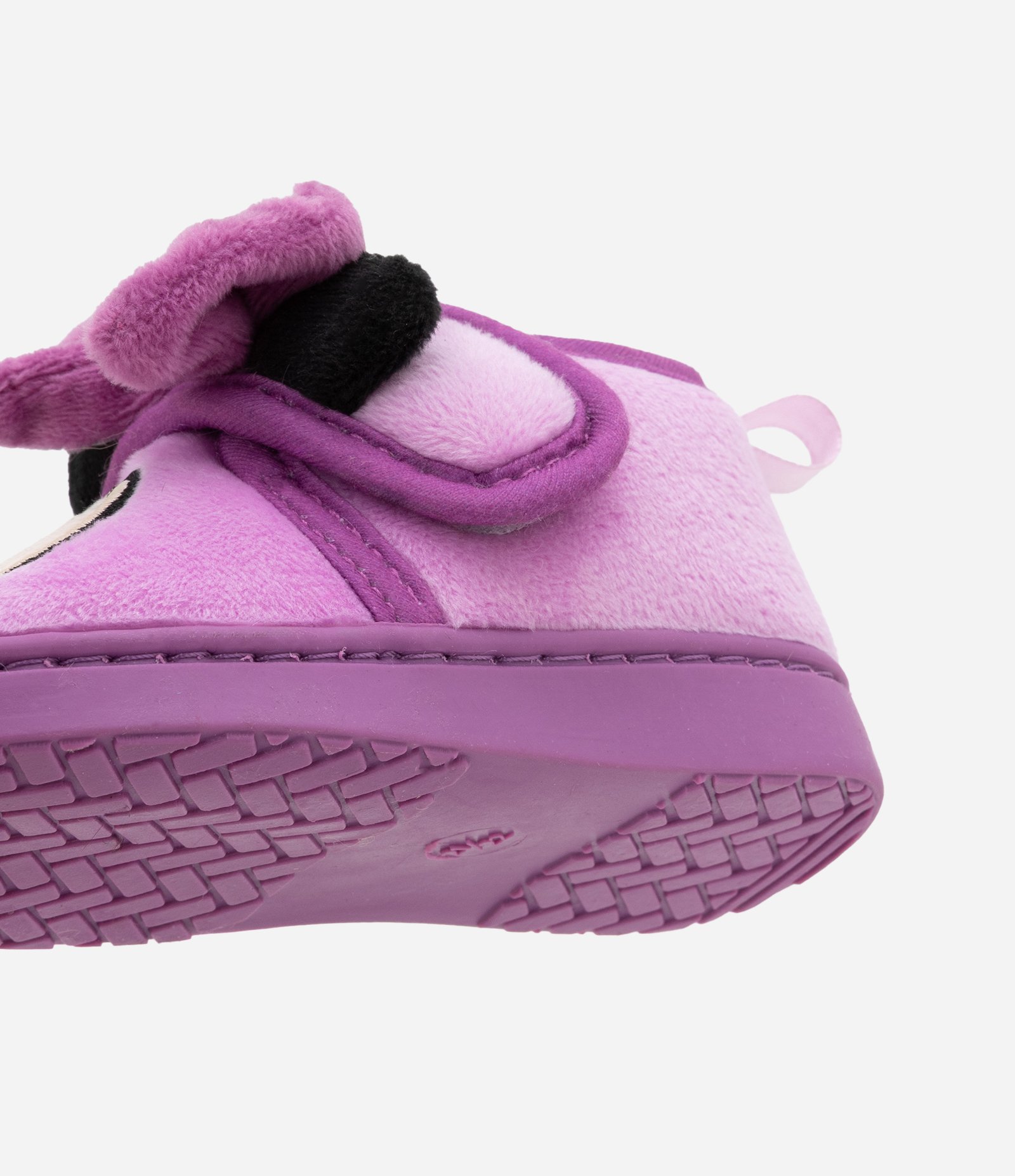 Pantufa Infantil Fechada Minnie com Laço 3D – Tam 19 a 28 Roxo 3