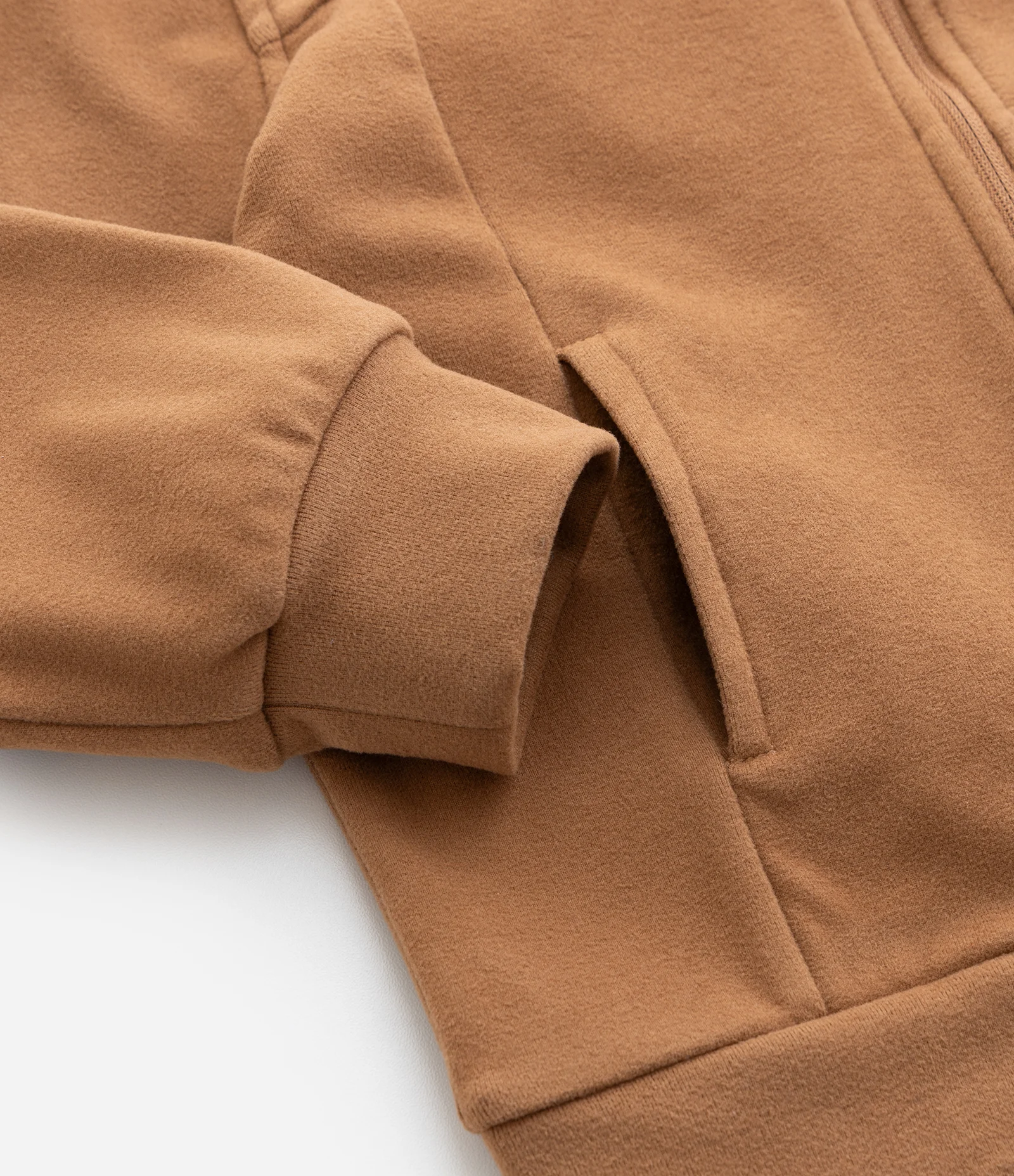 Casaco Infantil em Polar Fleece com Capuz e Bordado – Tam 1 a 5/6 Anos Caramelo 4