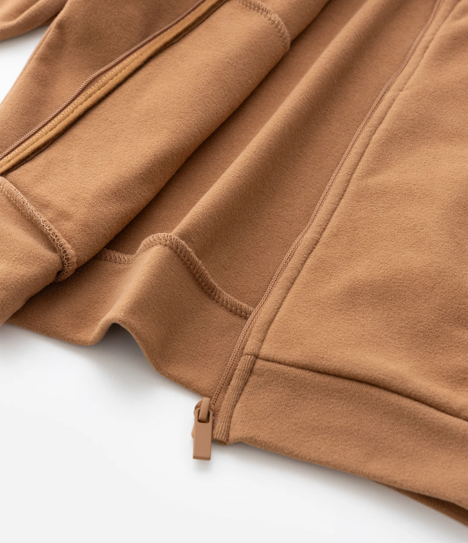 Casaco Infantil em Polar Fleece com Capuz e Bordado – Tam 1 a 5/6 Anos Caramelo 6