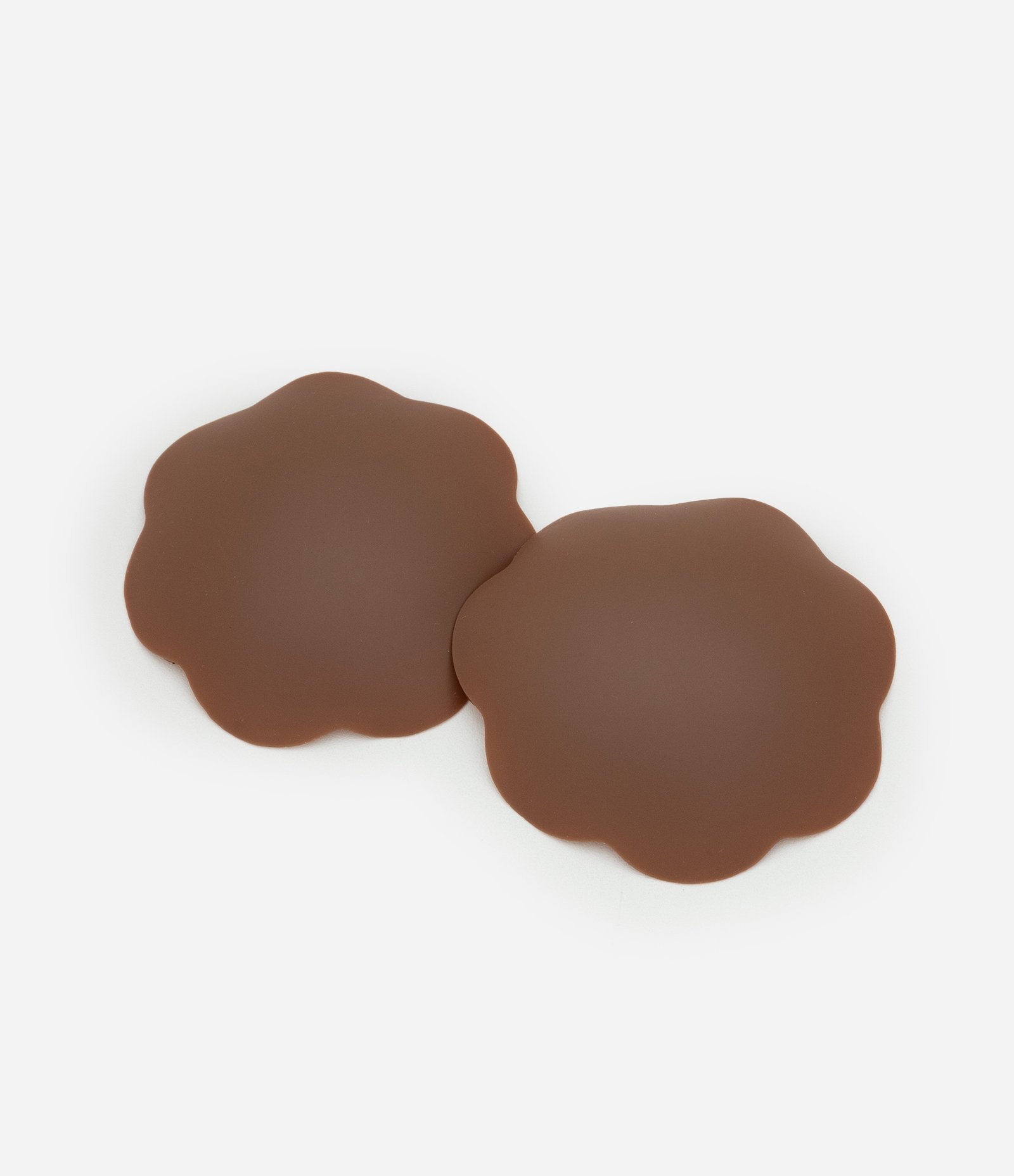 Mini Sutiã Invisível em Silicone com Borda Nuvem Marrom 1