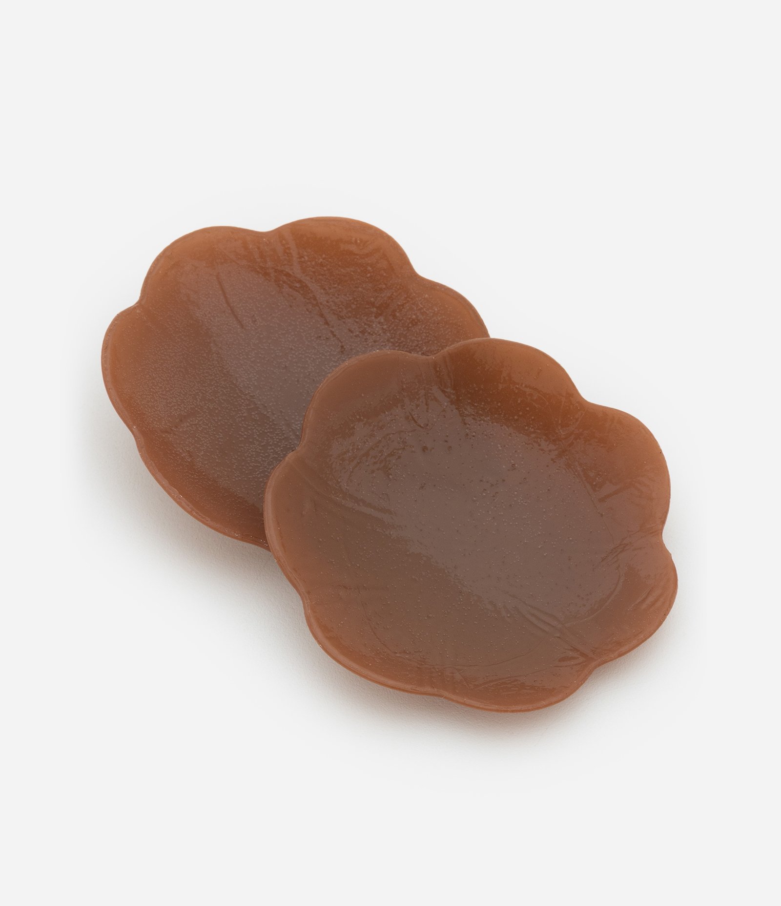 Mini Sutiã Invisível em Silicone com Borda Nuvem Marrom 2