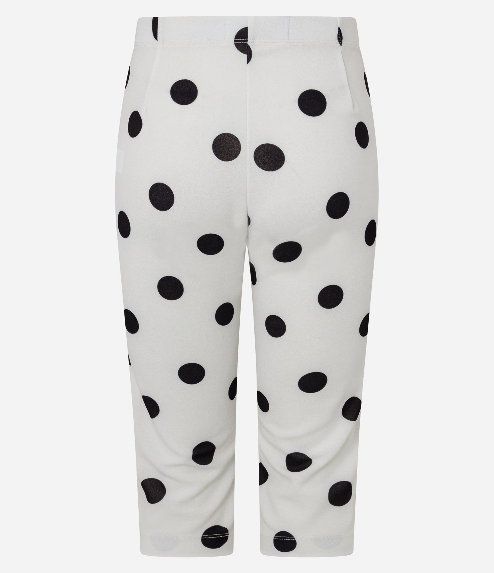 Calça Capri com Elastano e Estampa Poá Branco 6