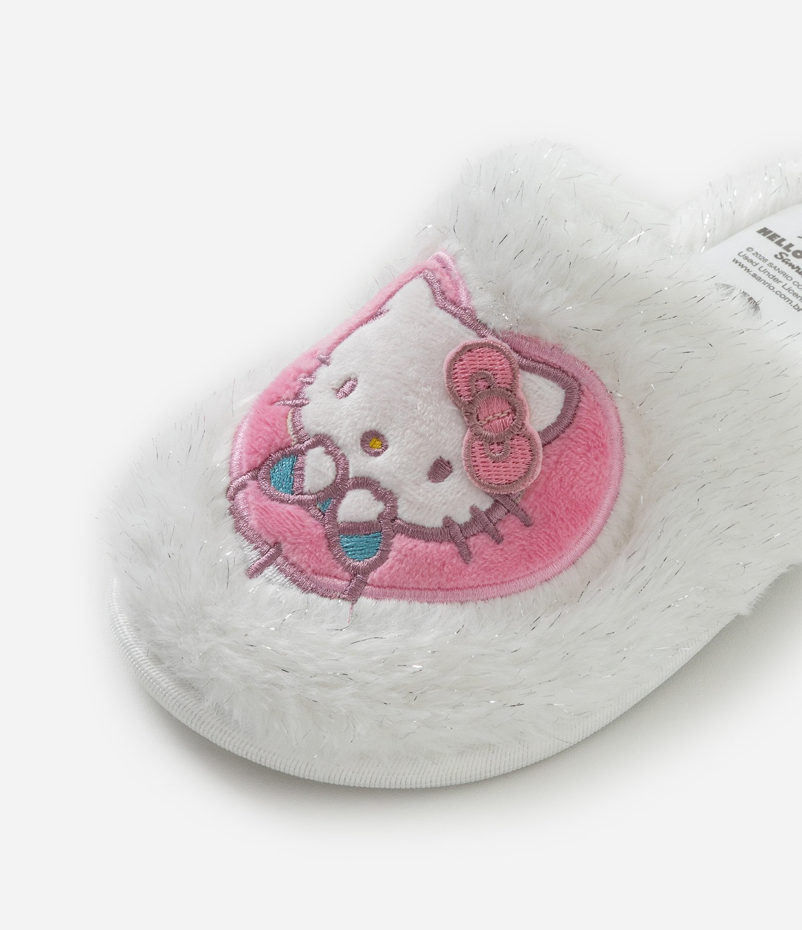 Pantufa Infantil Hello Kitty Soft – Tam 29 a 38 Branco/Rosa 5