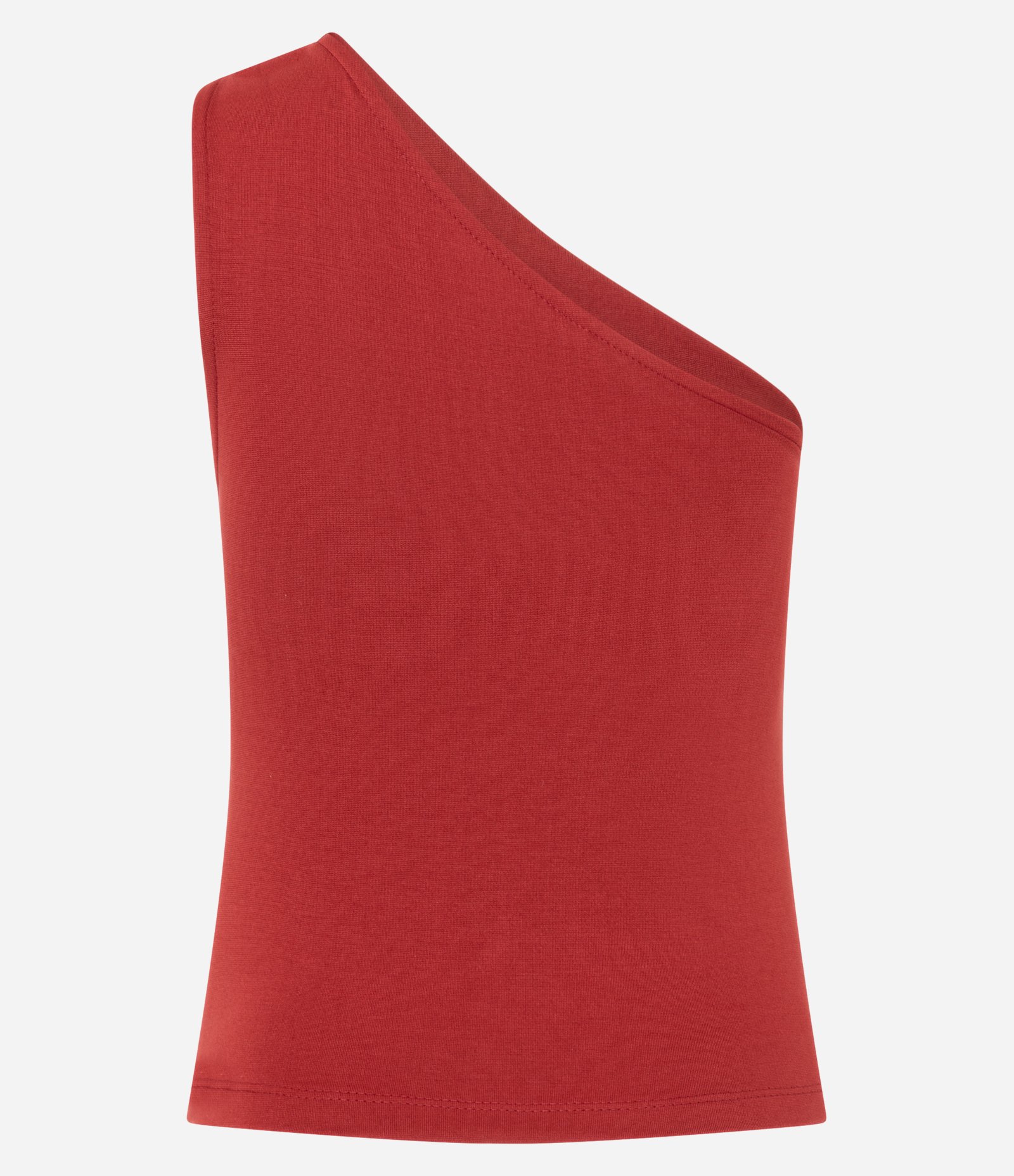 Blusa Ombro Só em Ponto Roma com Detalhe Torcido Vermelho 5