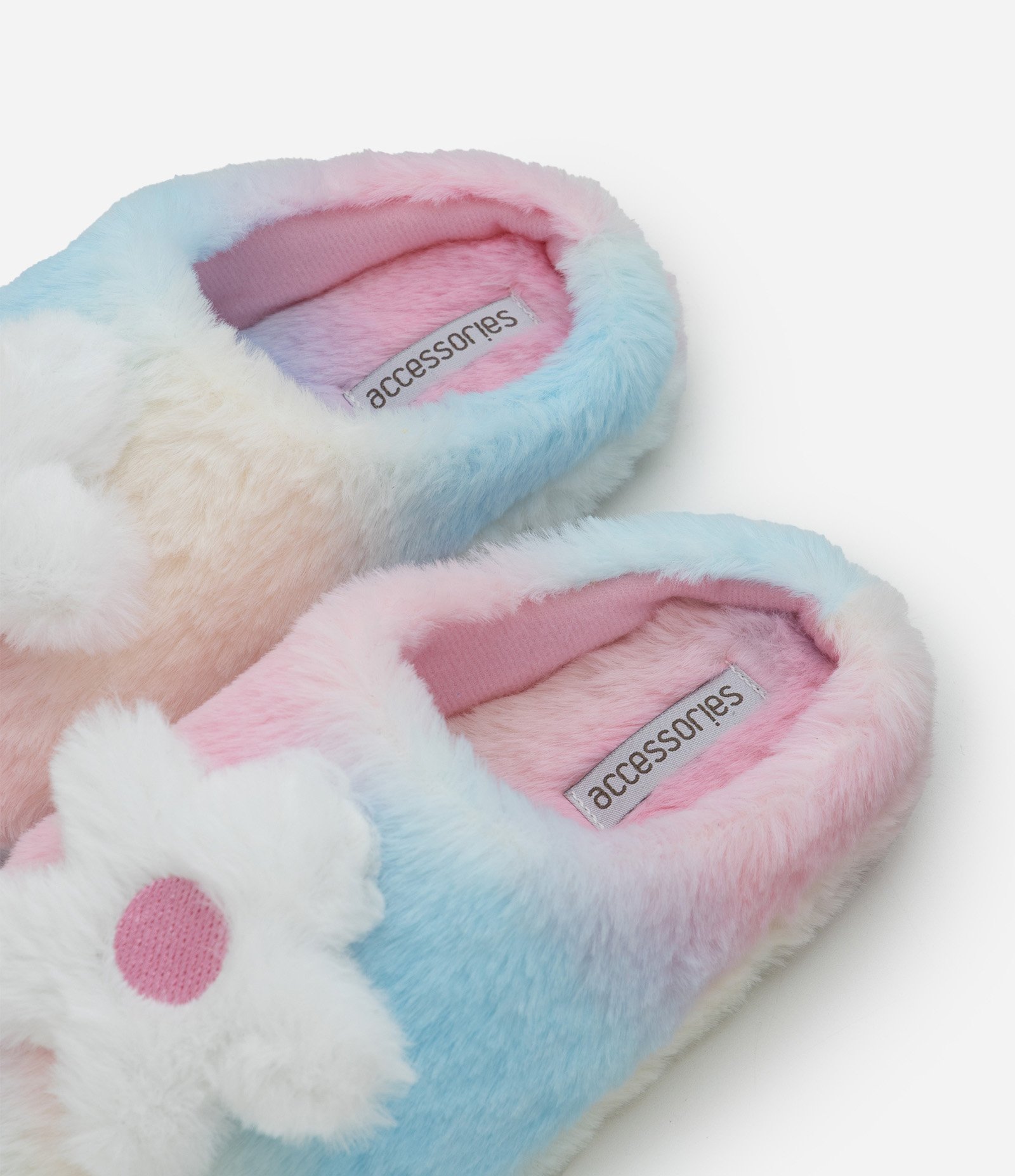 Pantufa em Fleece Felpado com Detalhe Frontal - Tam 30 ao 36 Azul 3