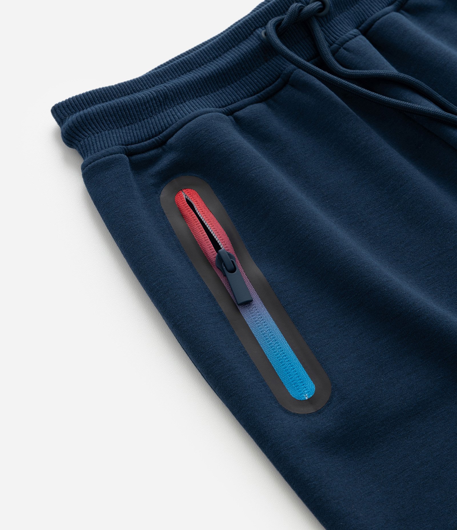 Calça Infantil em Tech Fleece com Bolso e Zíper - Tam 5 a 14 Anos Azul Marinho 5