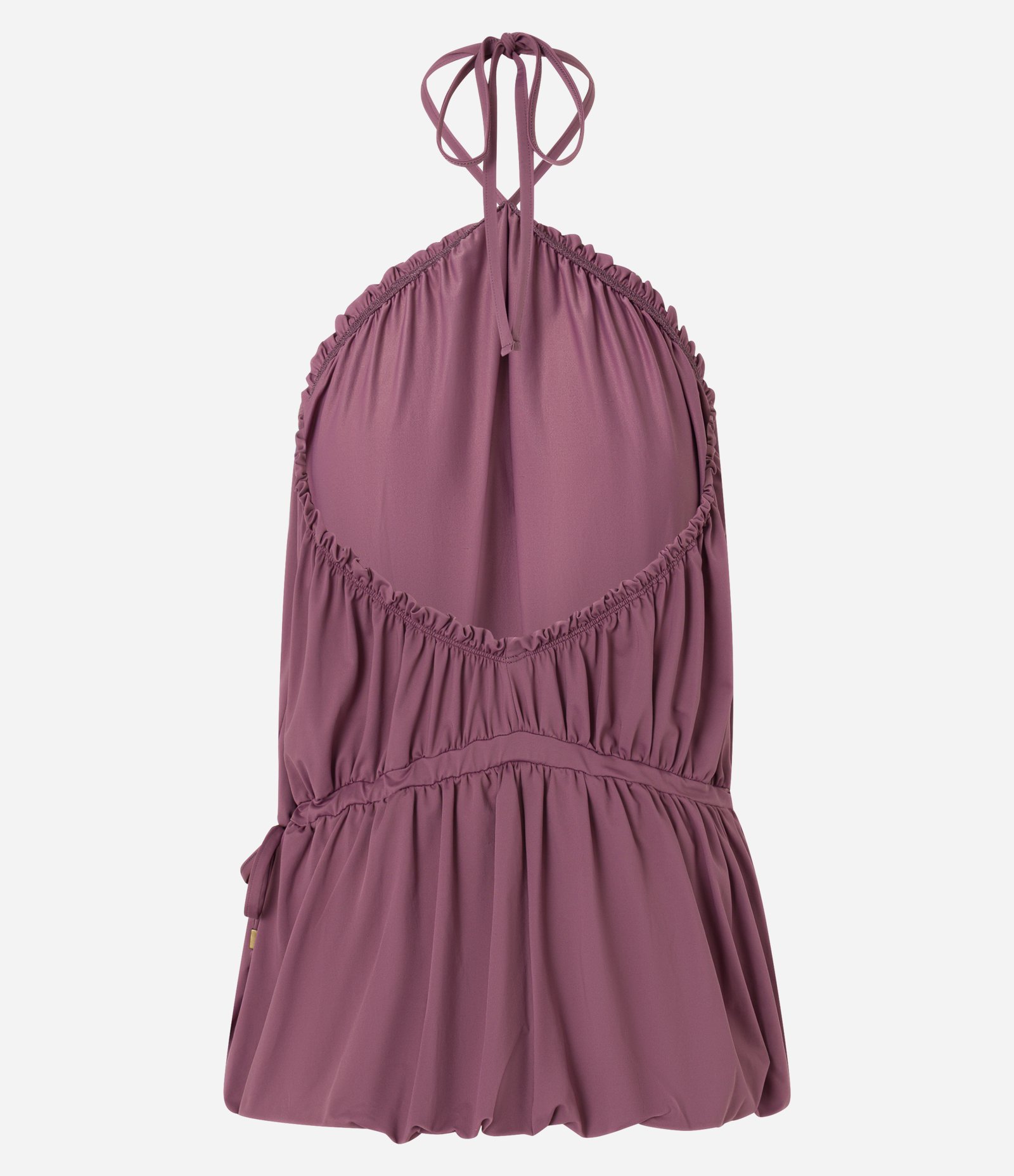 Vestido com Frente Única e Saia Balonê Lilás 6