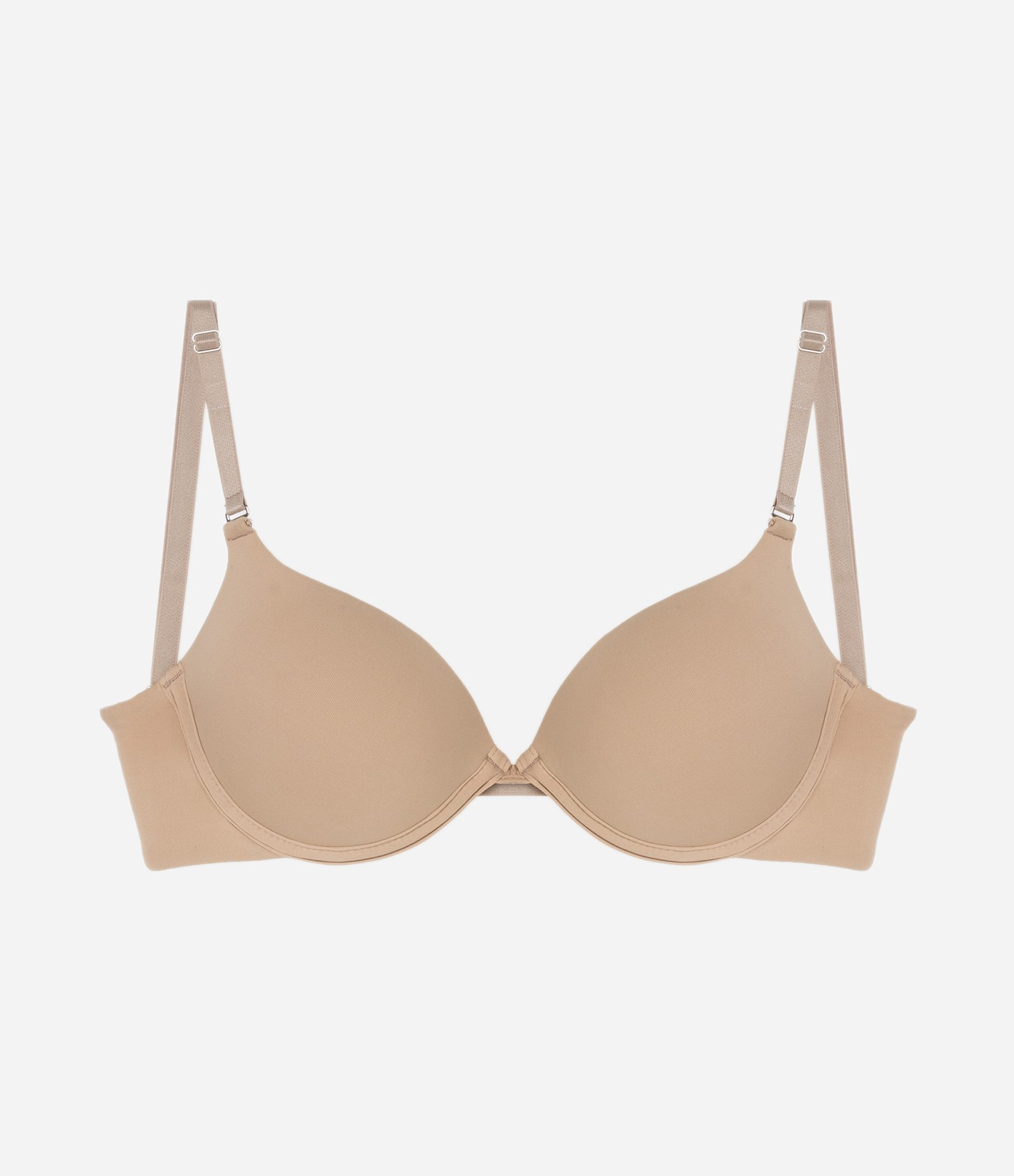 Sutiã Base Multiformas em Microfibra com Bojo Oco Bege 4