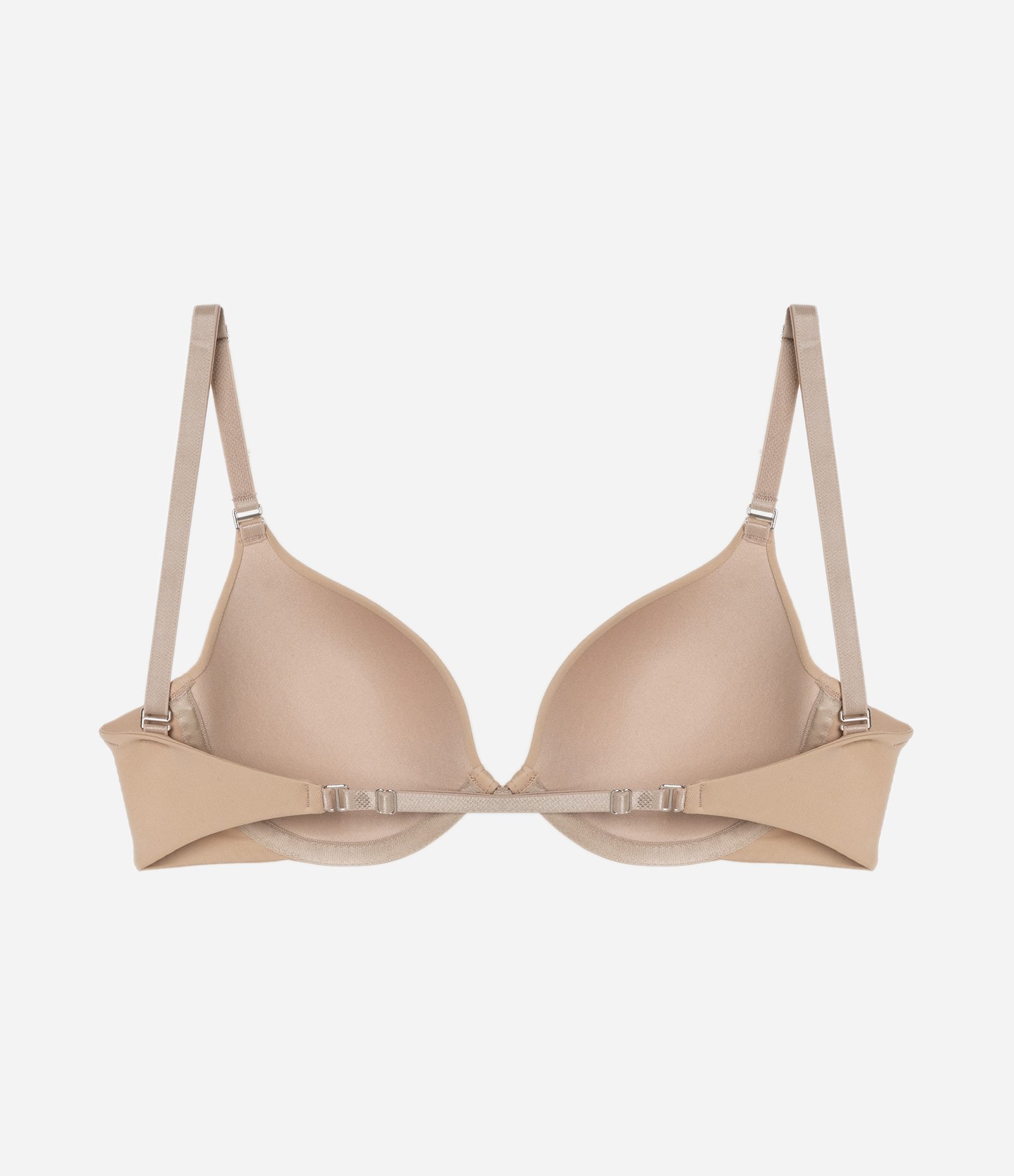 Sutiã Base Multiformas em Microfibra com Bojo Oco Bege 5