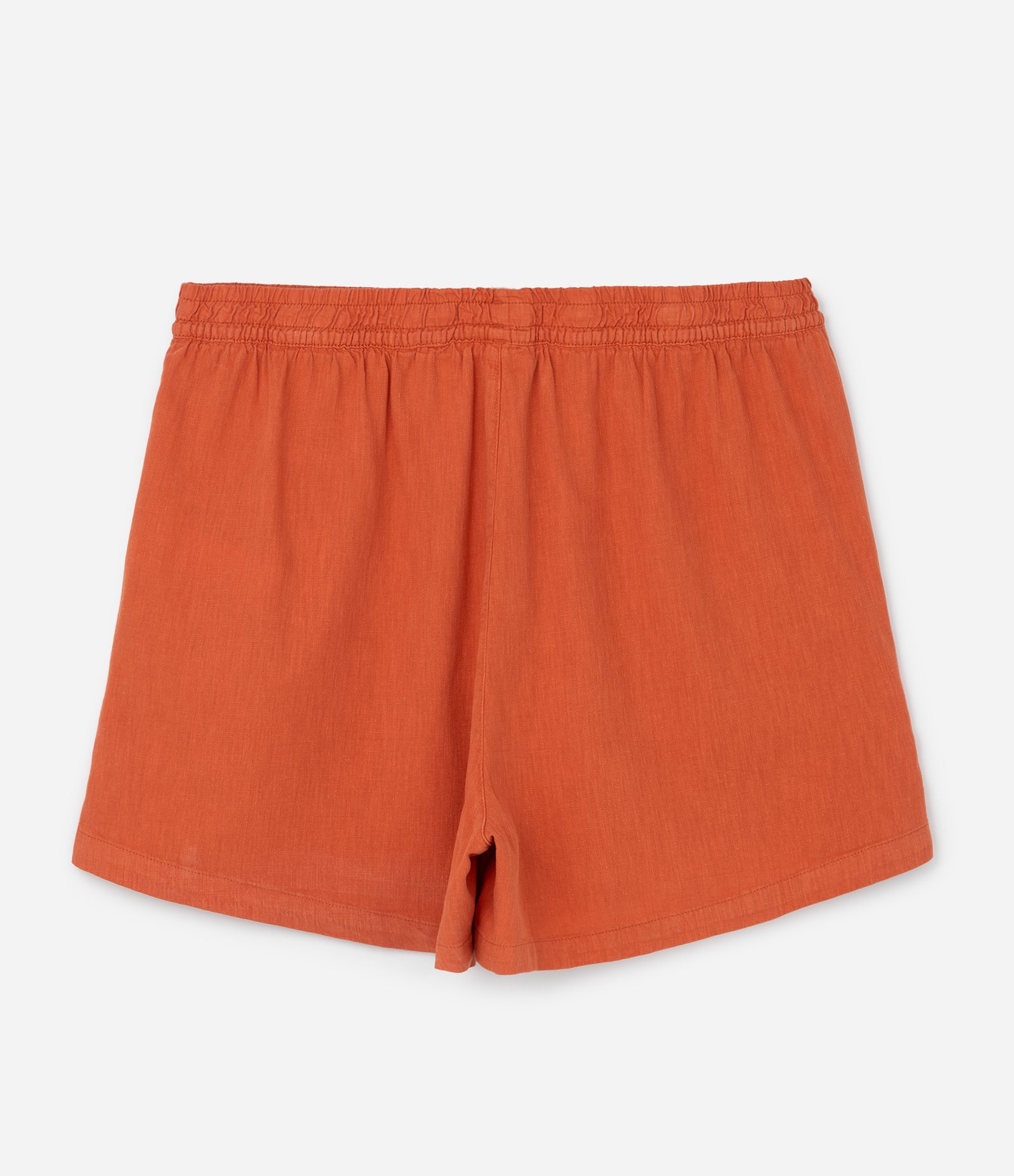 Short Comfy em Sarja com Amarração no Cós e Bolsos Curve & Plus Size Telha 6