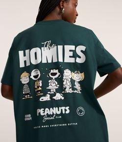 Camiseta T-shirt em Algodão do Snoppy e Amigos