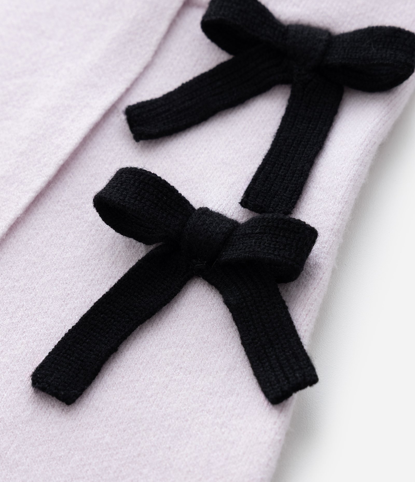 Short Saia Infantil com Laços Aplicados – Tam 1 a 5/6 Anos Rosa Claro 3