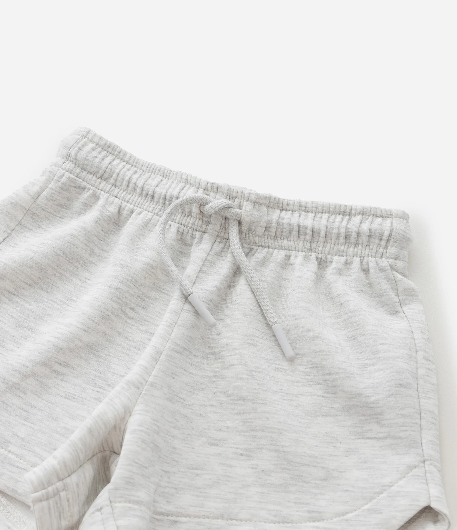 Short Moletom Infantil com Fundo Mescla Cinza 6