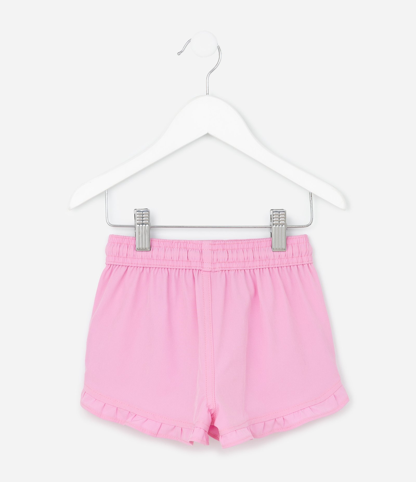 Short Infantil com Babadinhos - Tam 1 a 5 Anos Rosa 2