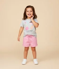 Short Infantil com Babadinhos - Tam 1 a 5 Anos