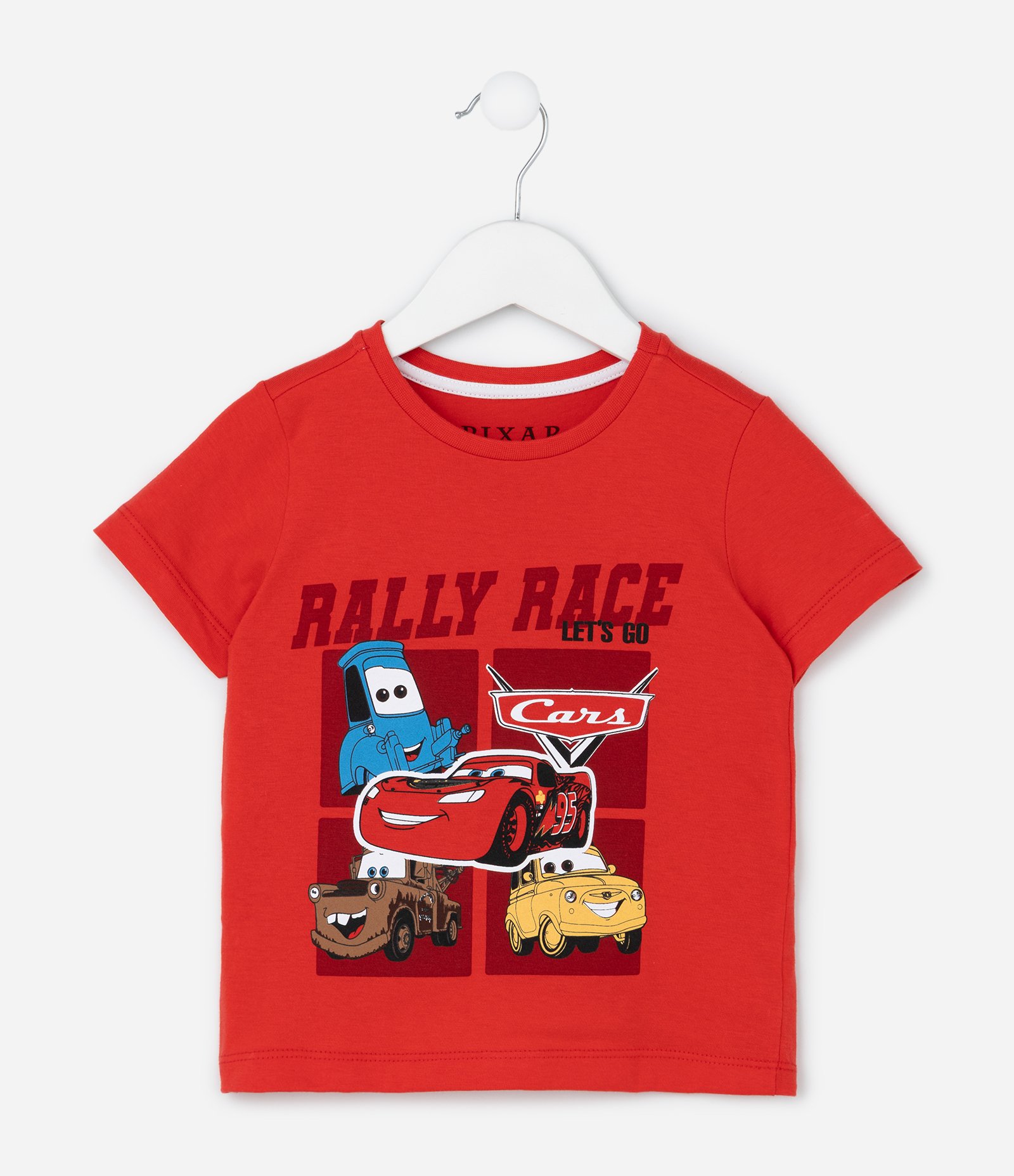 Pijama Infantil com Estampa Carros - Tam 2 a 6 Anos Vermelho 2