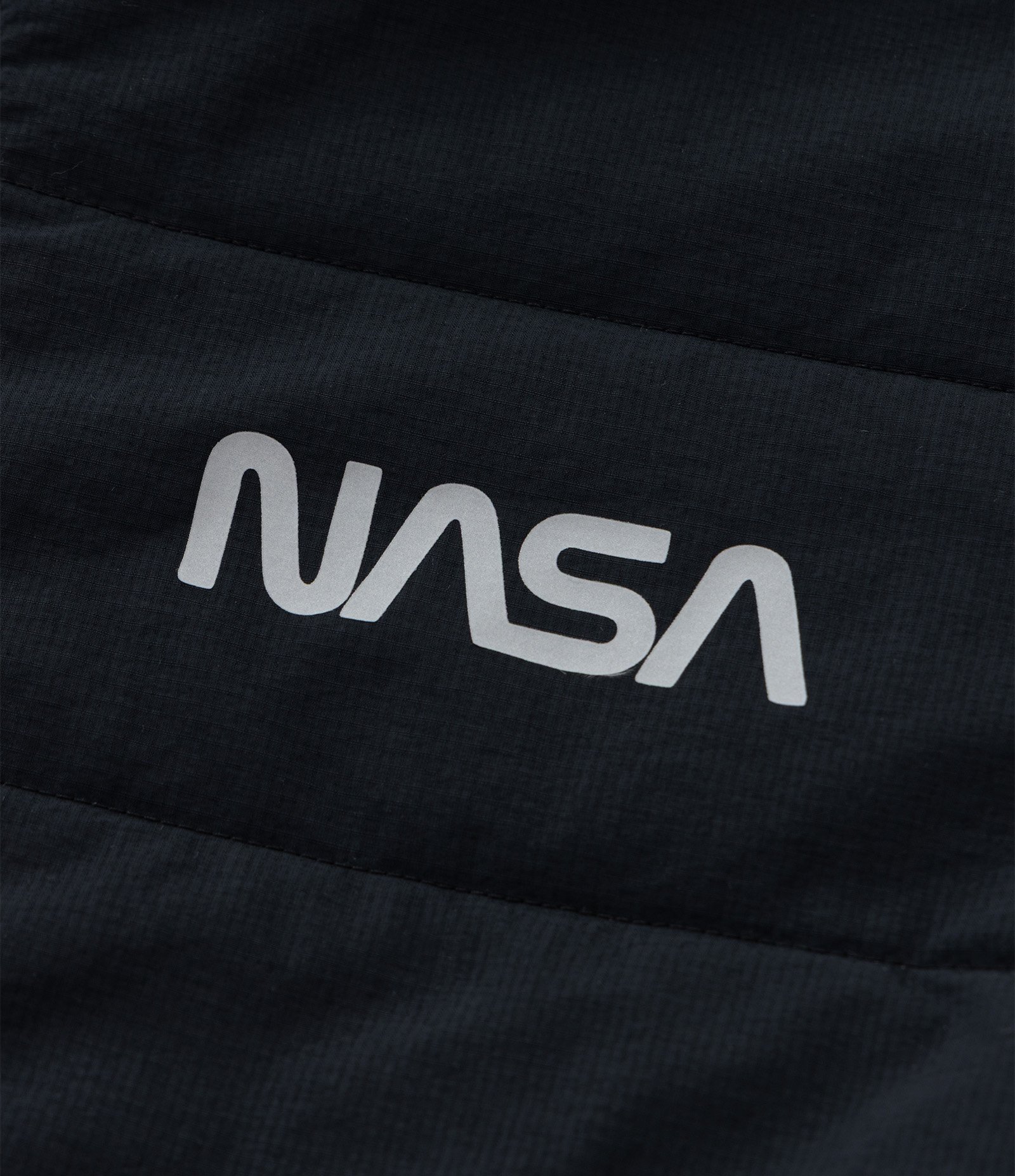 Jaqueta Infantil Nasa com Capuz e Lettering Refletivo – Tam 5 a 14 Anos Preto 8