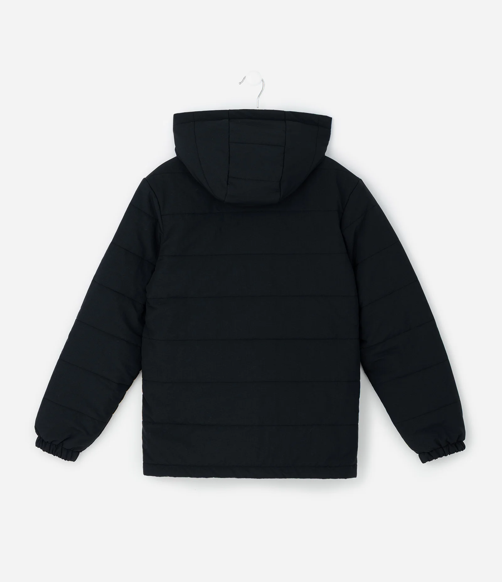 Jaqueta Infantil Nasa com Capuz e Lettering Refletivo – Tam 5 a 14 Anos Preto 2