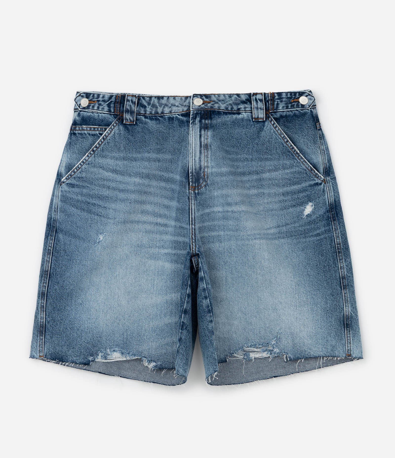 Bermuda Jorts em Jeans com Barra a Fio Curve & Plus Size Azul 5