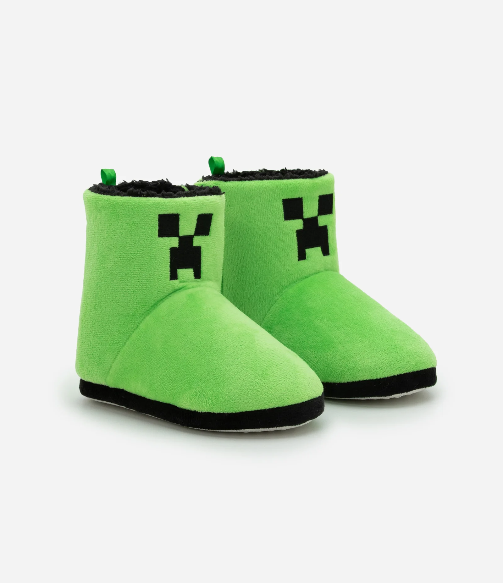 Pantufa Infantil Bota Minecraft – Tam 29 a 38 Verde 1