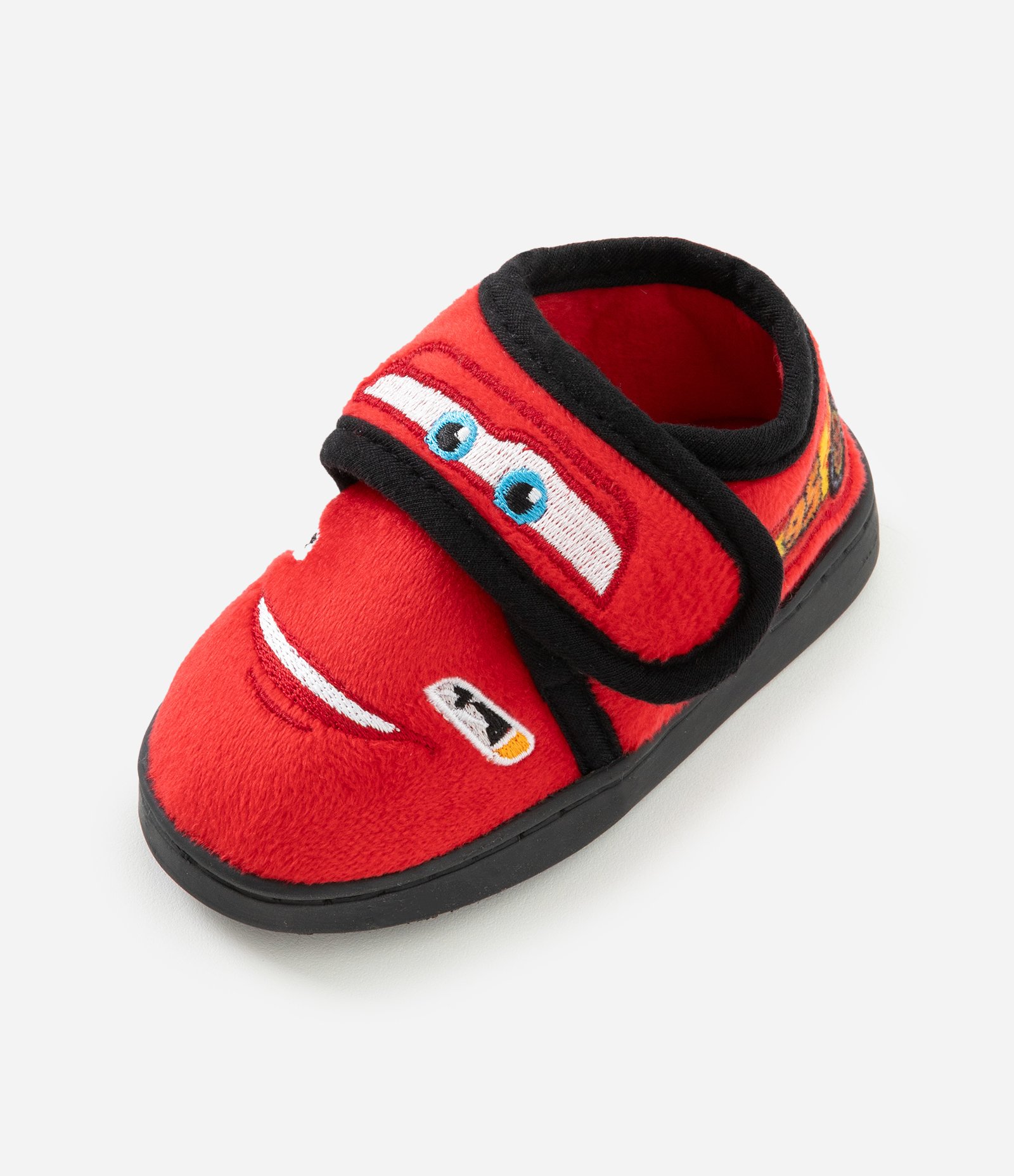 Pantufa Infantil Fechada em Fleece com Estampa Carros Relâmpago McQueen – Tam 19/20 a 27/28 Vermelho 6