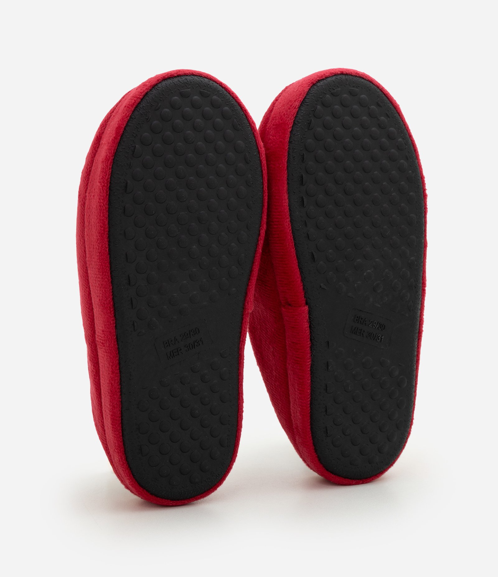 Pantufa Infantil Homem-Aranha em Fleece - Tam 27 ao 36 Vermelho 4