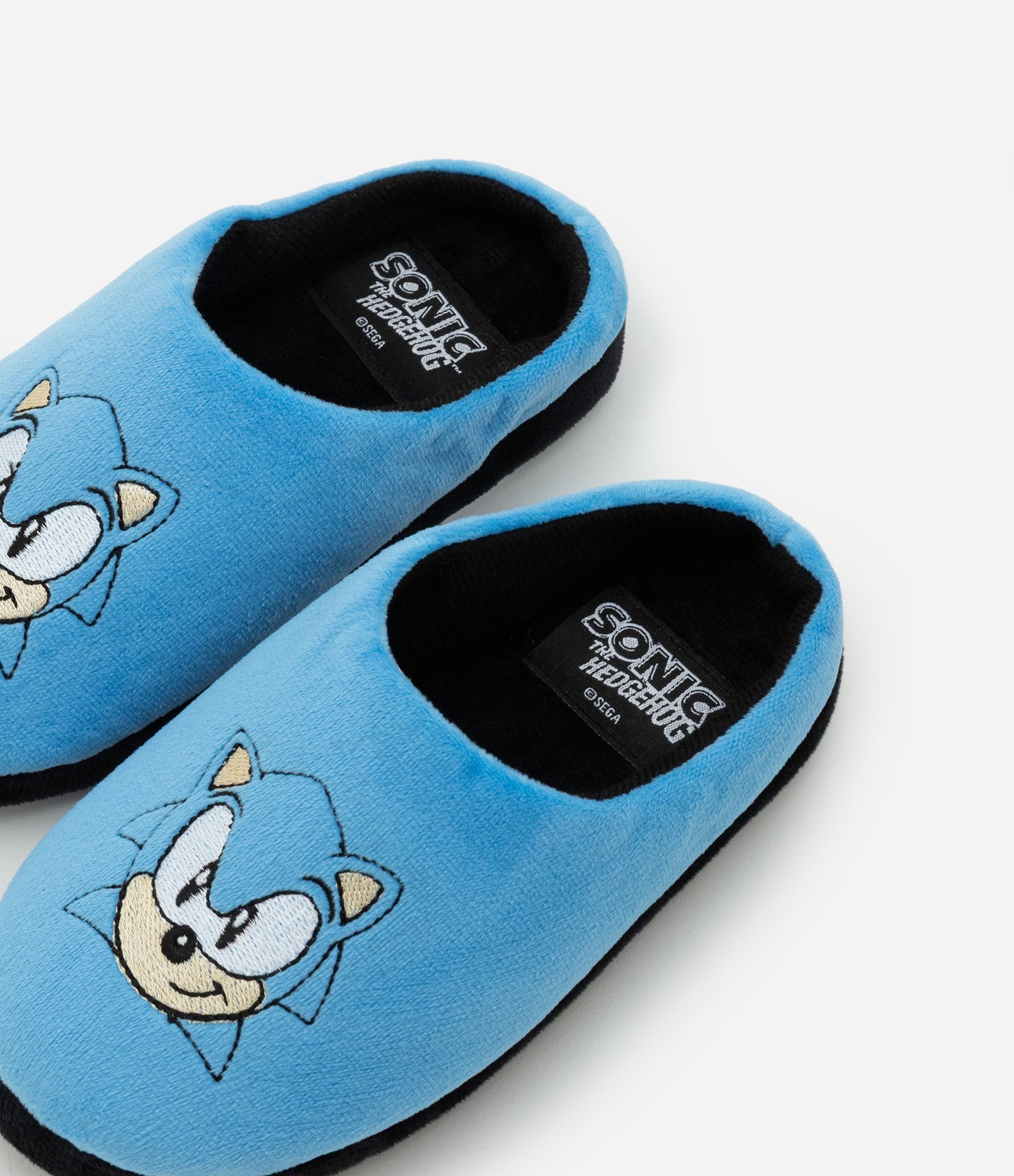 Pantufa Infantil Sonic em Fleece – Tam 29 a 38 Azul 2