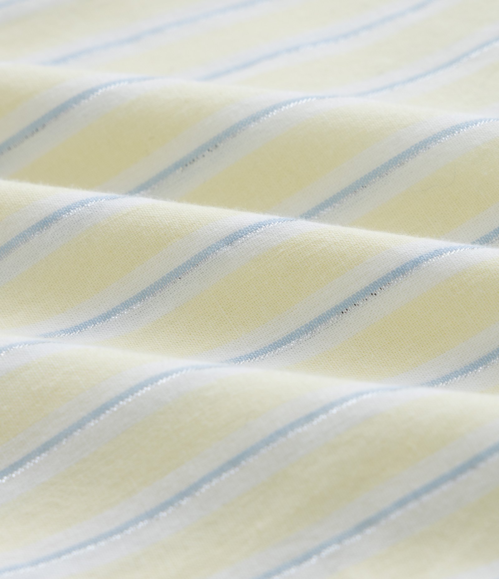 Calça Infantil em Tricoline Listrada com Bolsos  – Tam 1 a 5/6 Anos Amarelo Claro 3