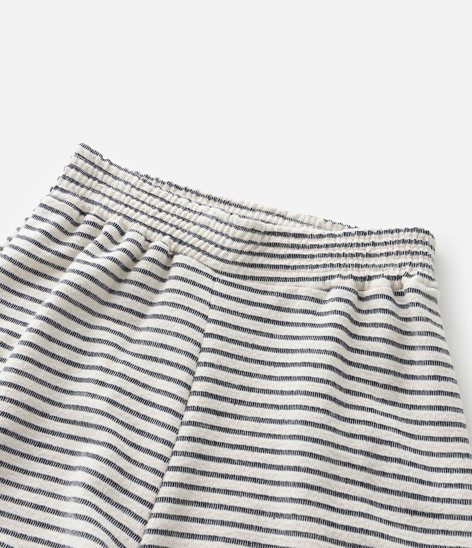 Calça Infantil Reta em Moletinho com Listras e Laço Texturizada - TAm 7 a 14 Anos Branco/Preto 5