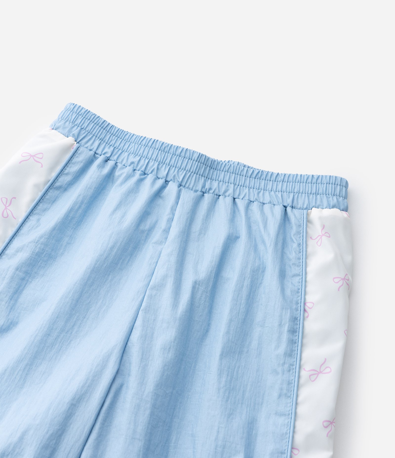 Calça Infantil Wide Leg em Microfibra com Recorte Lateral - Tam 1 A 6 Anos Azul 5