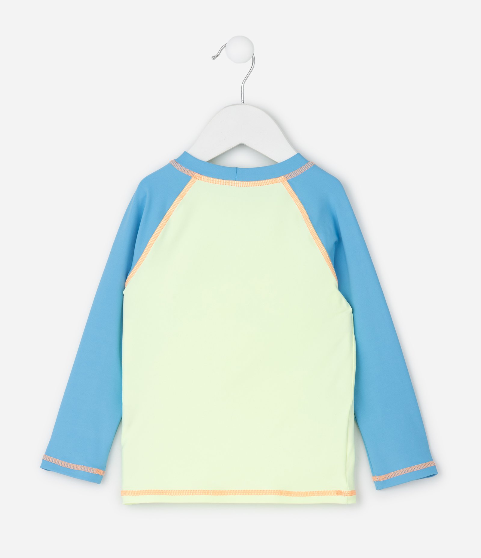 Conjunto Infantil Camiseta UV e Sunga Praia Tam 1 a 4 Verde 3