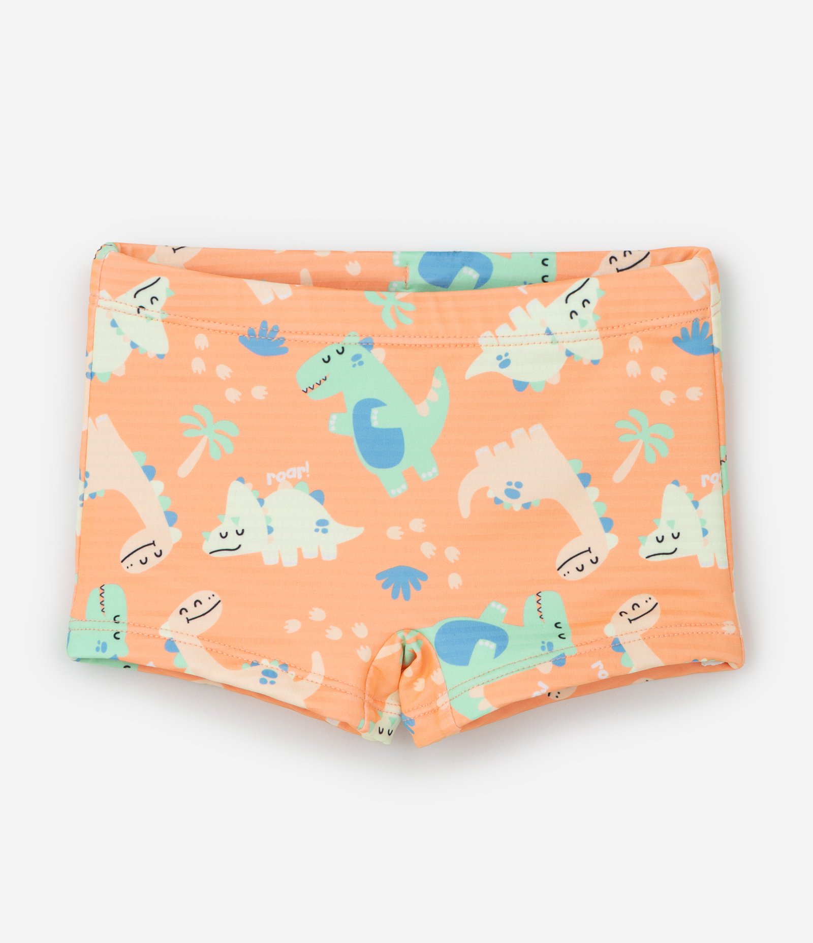 Conjunto Infantil Camiseta UV e Sunga Praia Tam 1 a 4 Verde 4