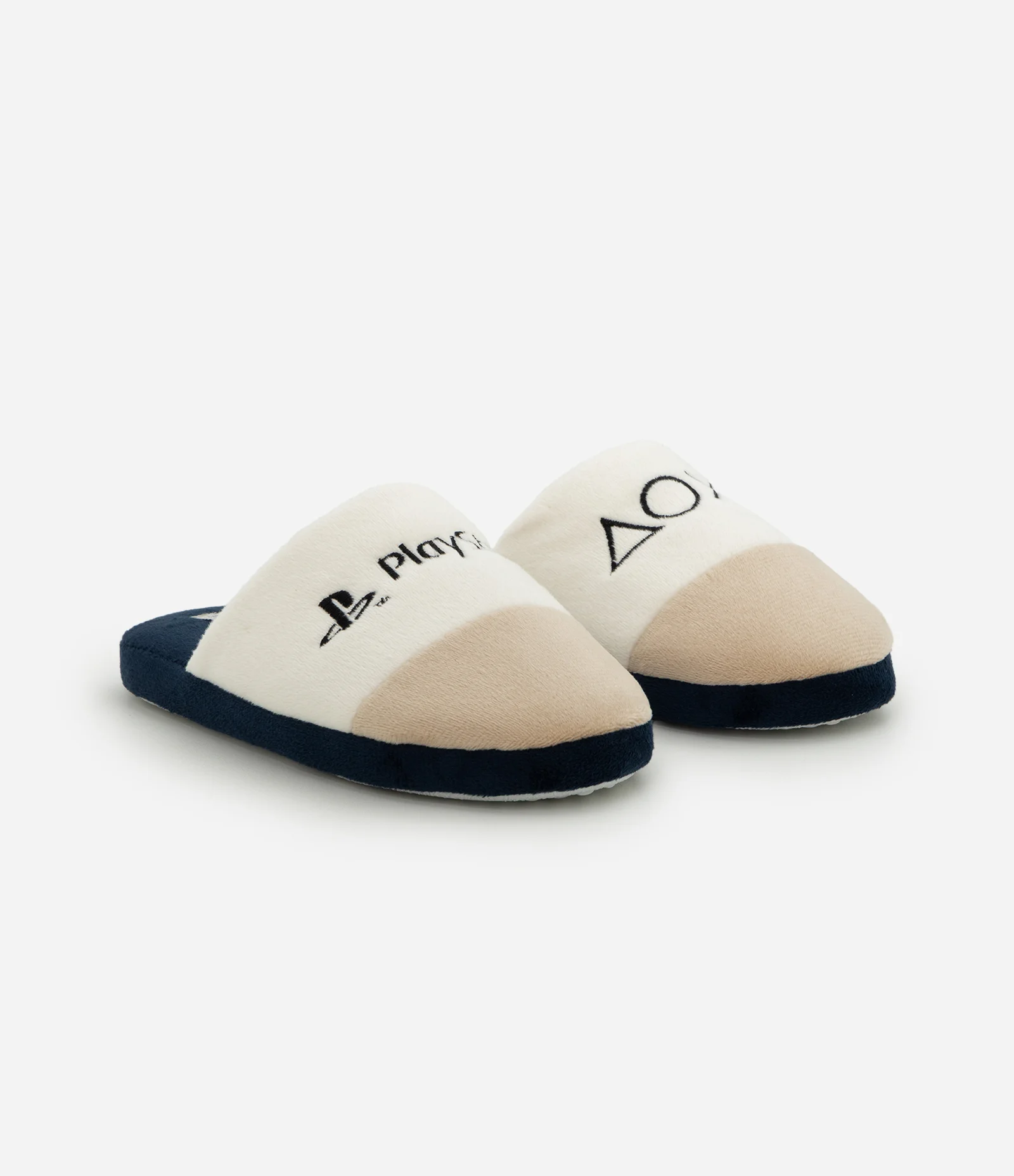 Pantufa Chinelo em Fleece PlayStation - Tam 29 ao 38 Bege 1