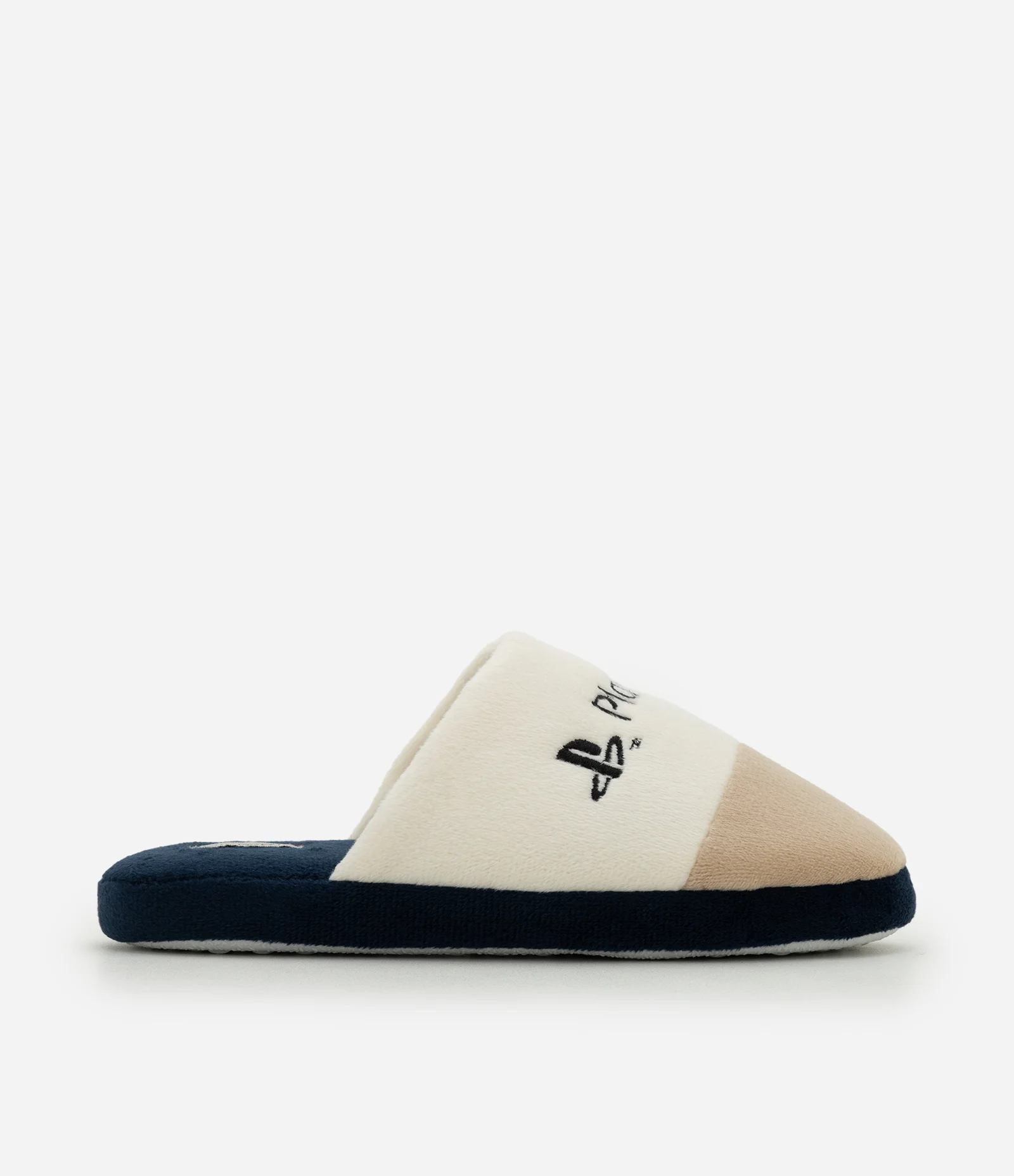 Pantufa Chinelo em Fleece PlayStation - Tam 29 ao 38 Bege 2