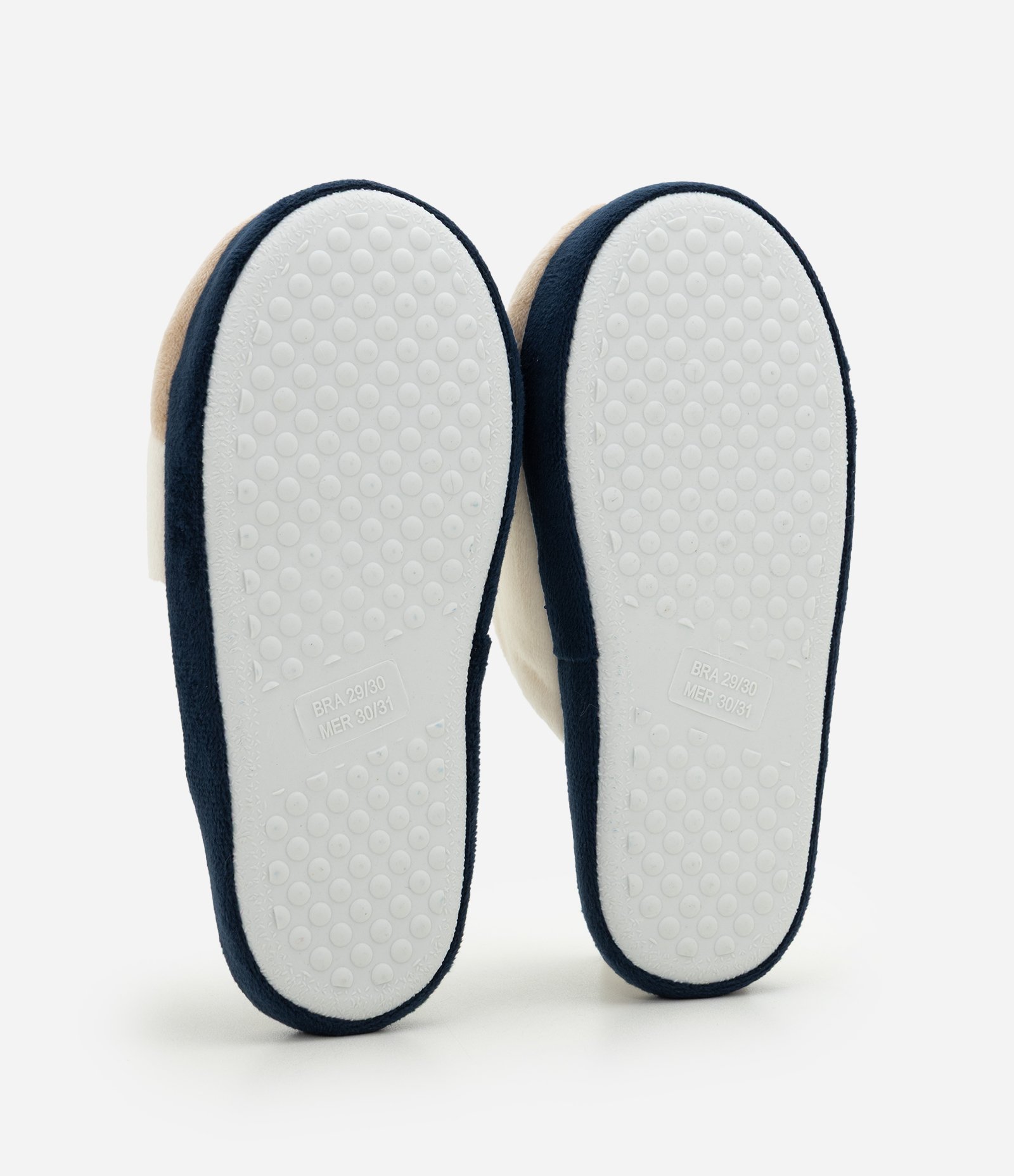 Pantufa Chinelo em Fleece PlayStation - Tam 29 ao 38 Bege 4