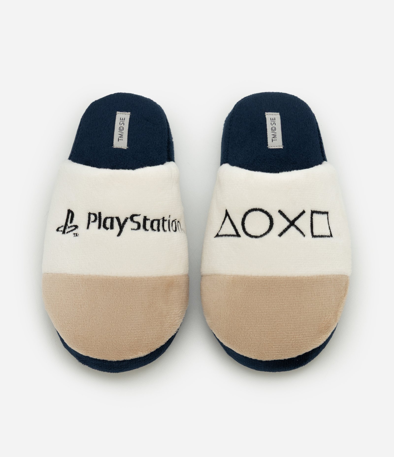 Pantufa Chinelo em Fleece PlayStation - Tam 29 ao 38 Bege 5