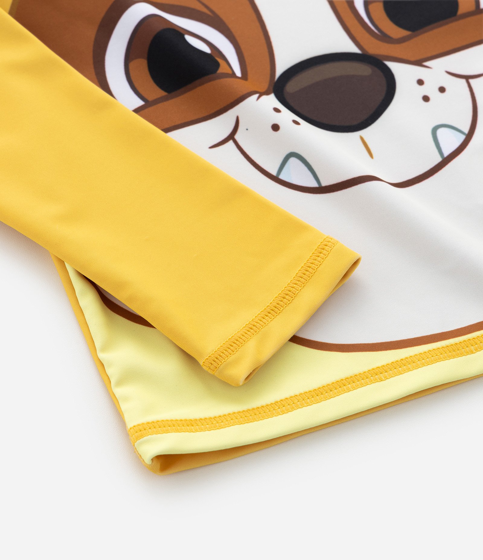 Conjunto Infantil UV com Camiseta e Sunga Rubble Patrulha Canina – Tam 2 a 6 Anos Amarelo 11