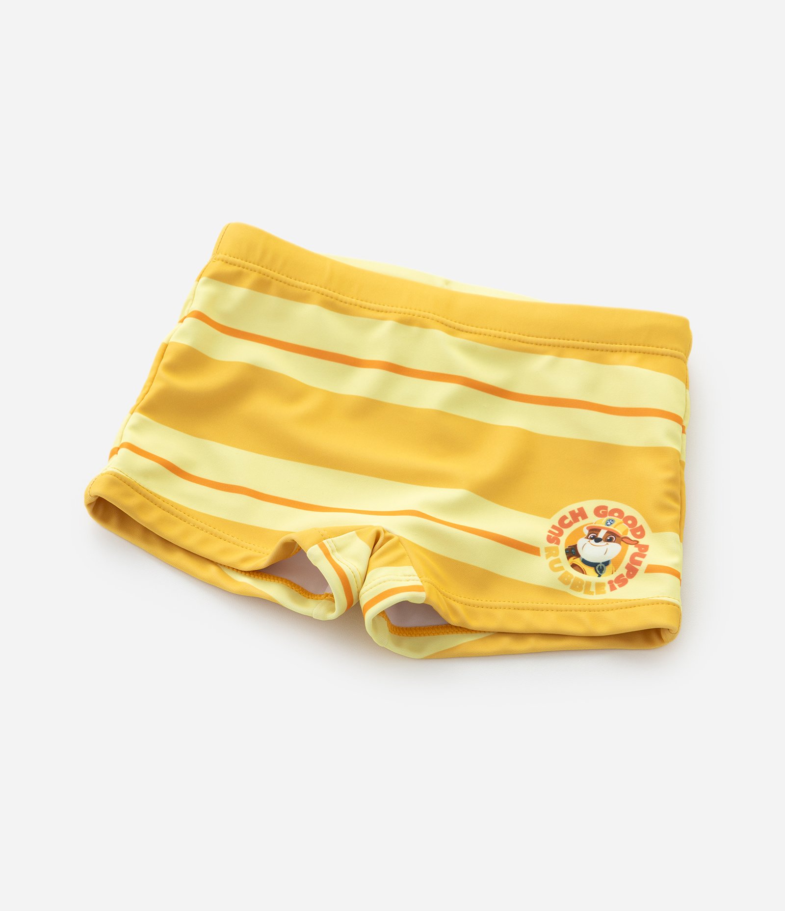 Conjunto Infantil UV com Camiseta e Sunga Rubble Patrulha Canina – Tam 2 a 6 Anos Amarelo 12