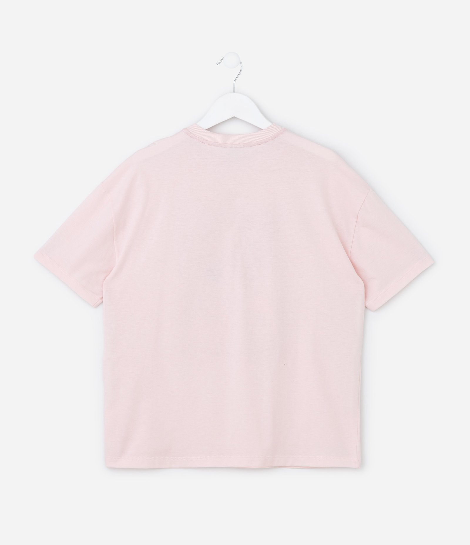 Camiseta Infantil Over com Lettering Yummy Vibes! - Tam 7 a 16 Anos Rosa 2