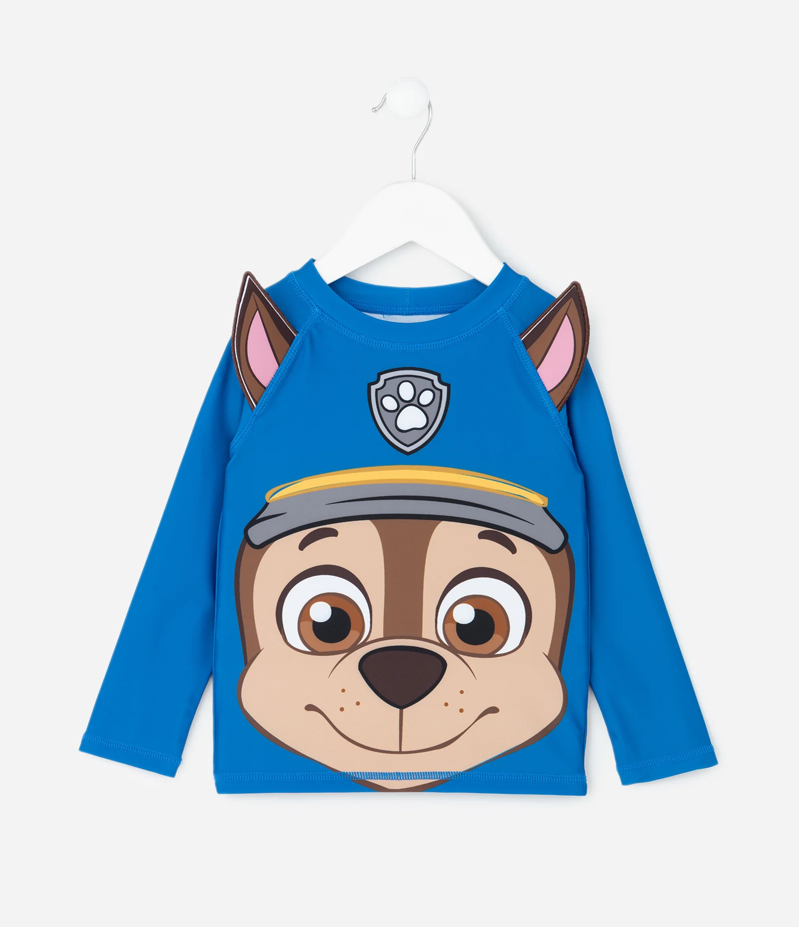 Conjunto Infantil UV Chase Patrulha Canina com Camiseta e Sunga – Tam 2 a 6 Azul 2