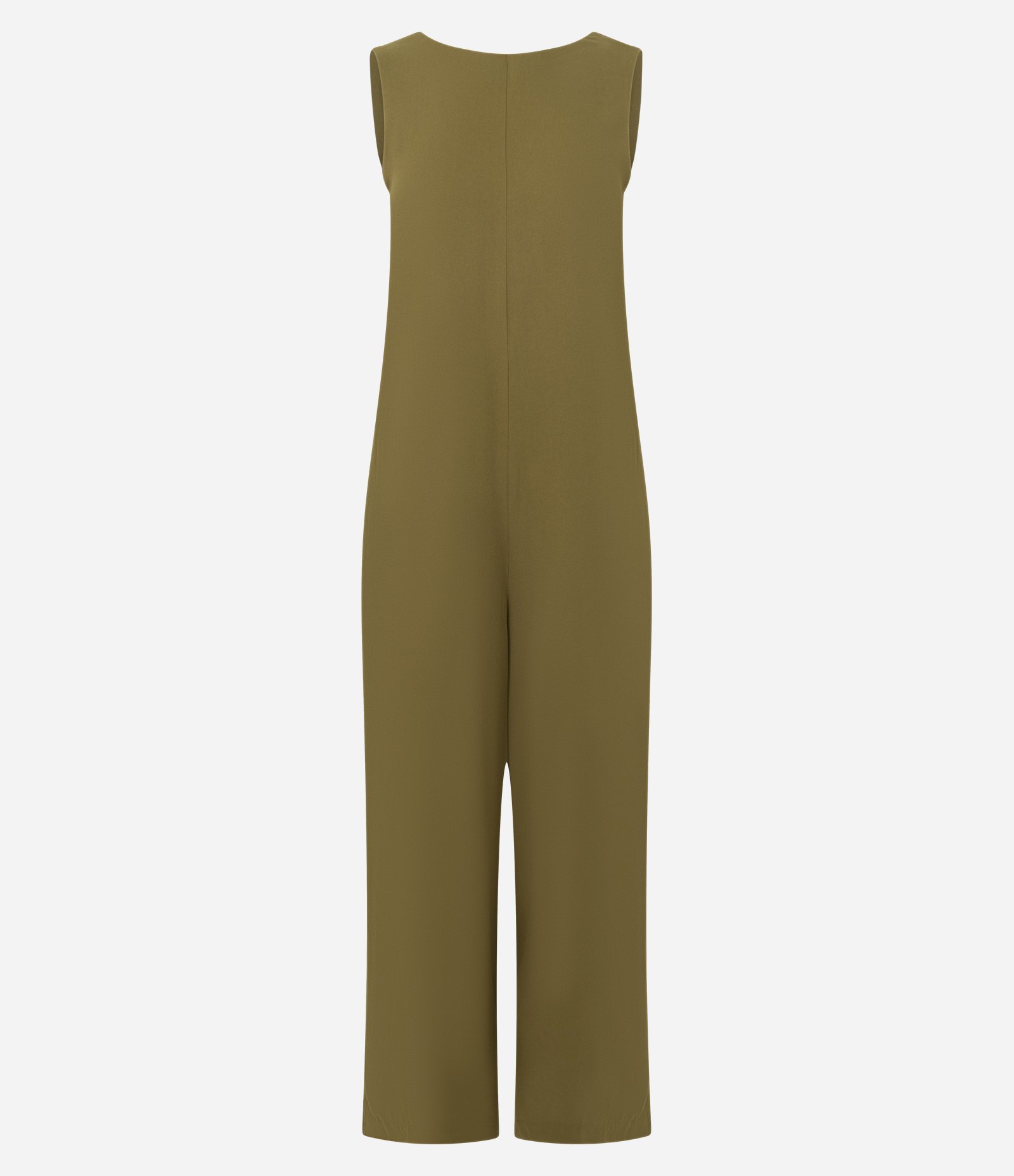 Macacão em Viscose com Alça Larga e Amarração na Cintura Verde 6