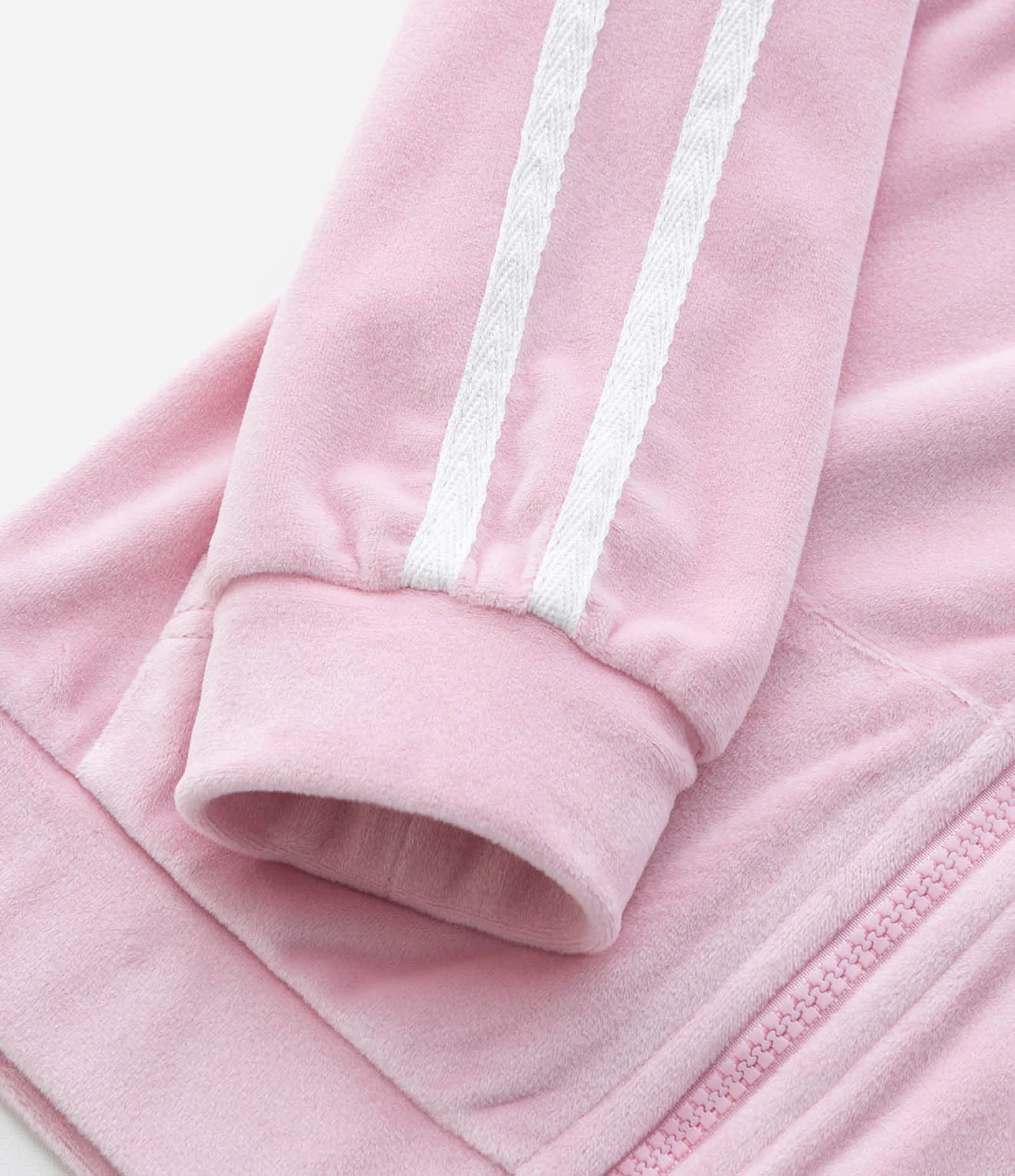 Conjunto Infantil Em Plush Com Jaqueta E Calça Lettering - Tam 1 A 6 Anos Rosa Claro 8