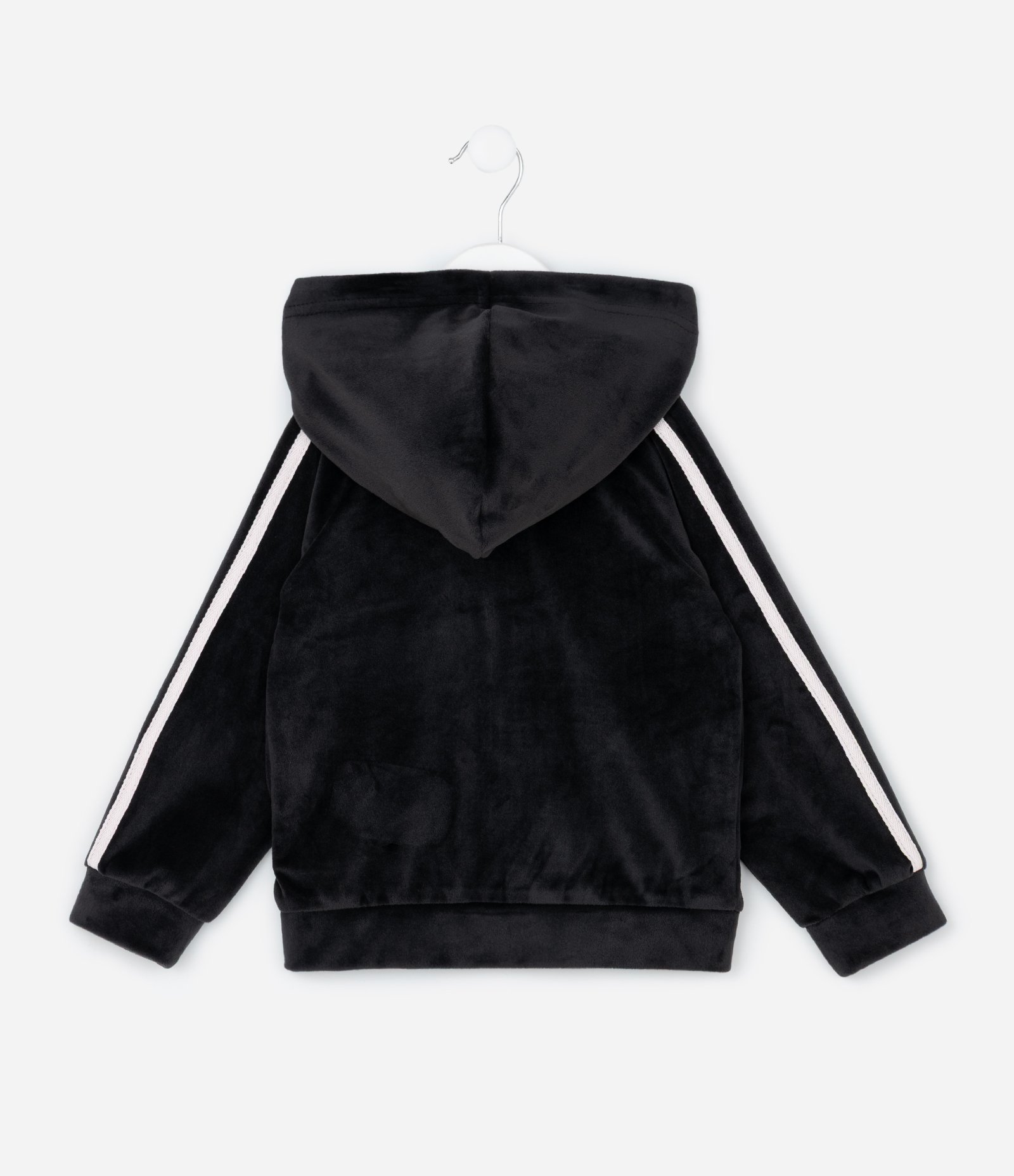 Conjunto Infantil Em Plush Com Jaqueta E Calça Lettering - Tam 1 A 6 Anos Preto 3