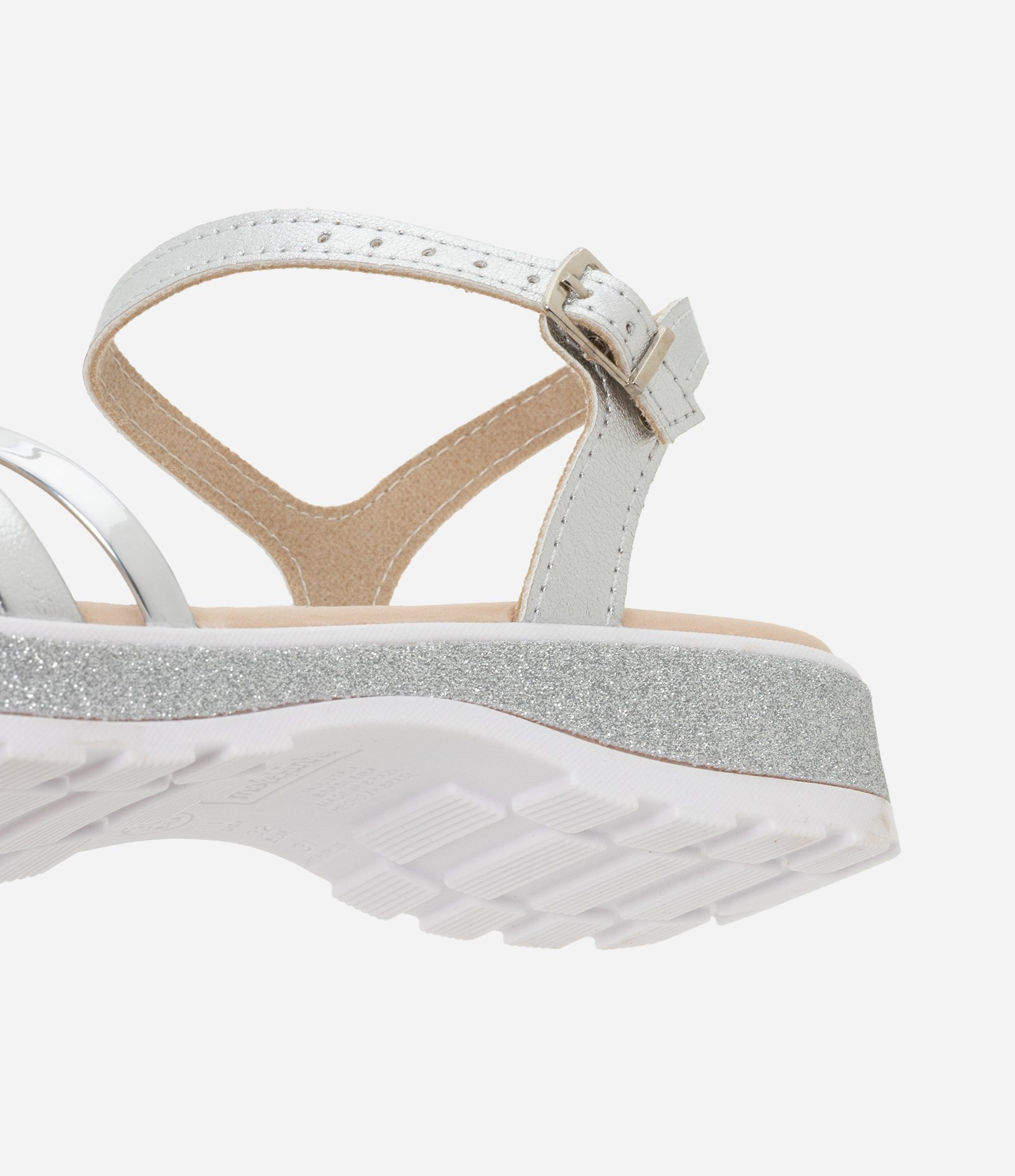 Sandália Infantil com Glitter e Pedras - Tam 26 ao 34 Prata 3