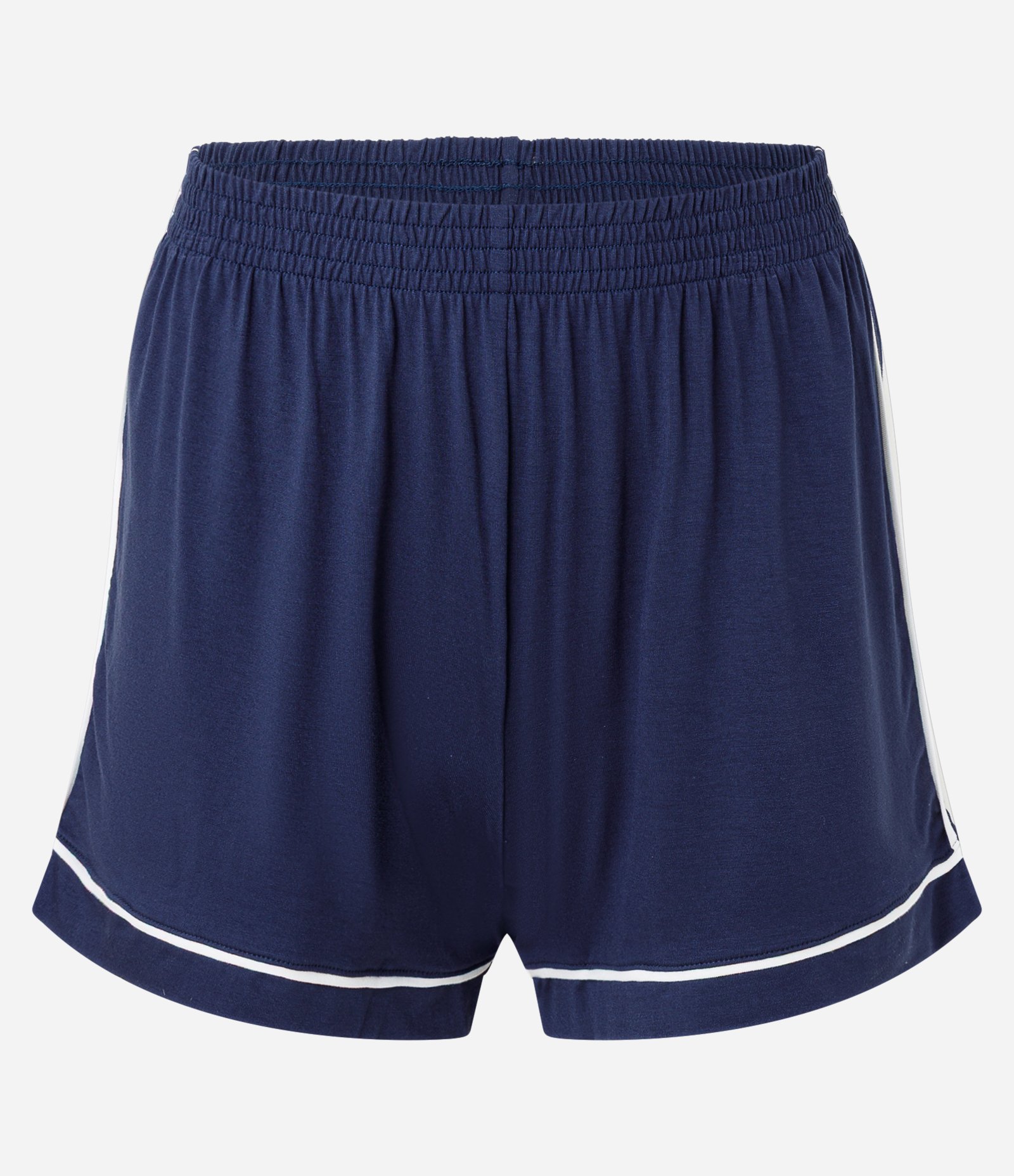 Pijama Short Doll em Viscolycra com Detalhes Contrastantes Azul 5